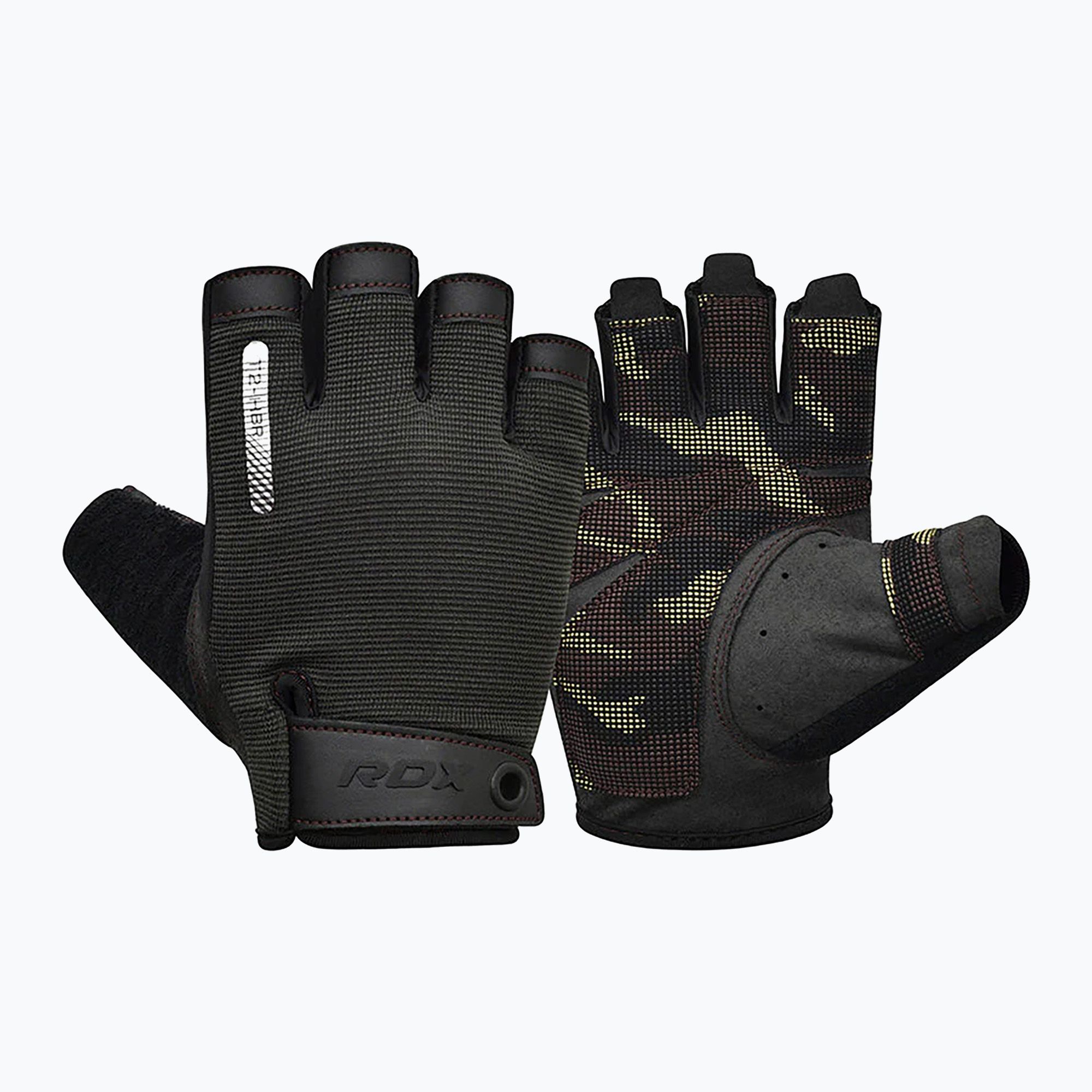 Rękawiczki treningowe RDX T2 Half brown 