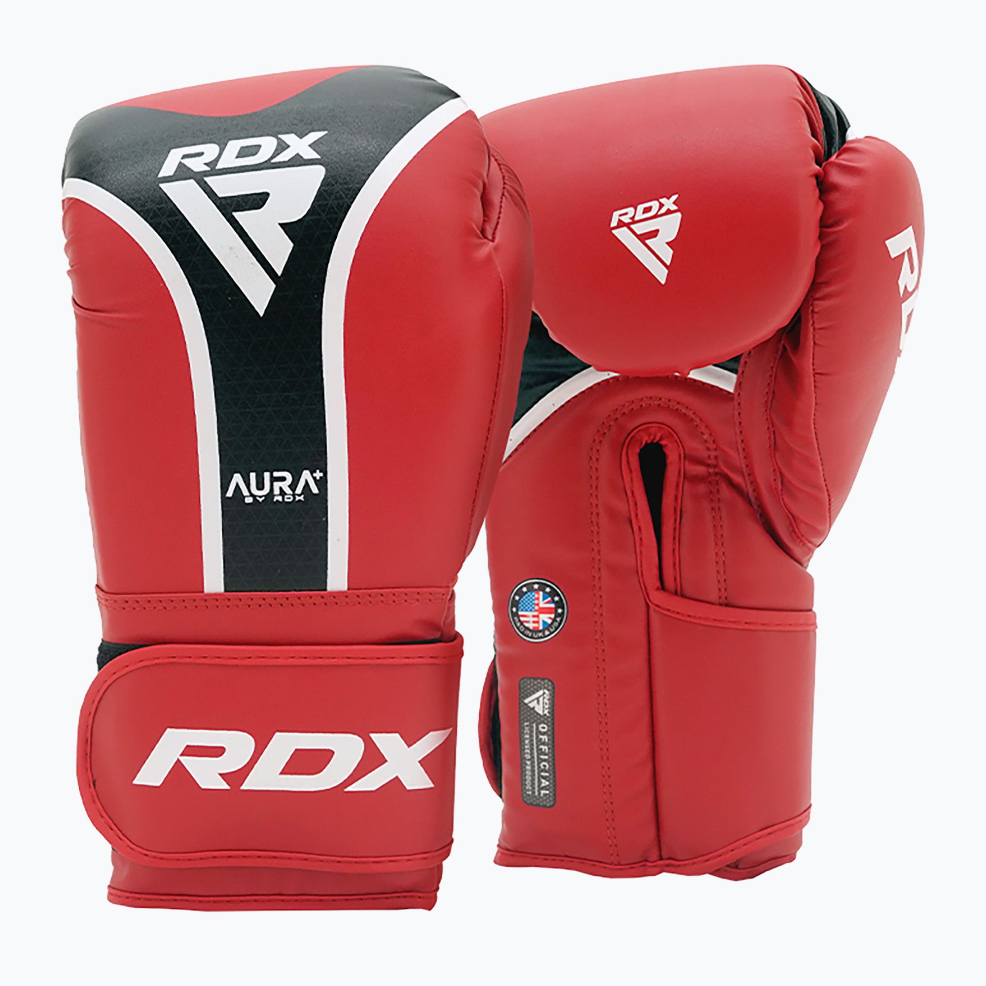 Rękawice bokserskie RDX Boxing Aura Plus T-17 red 