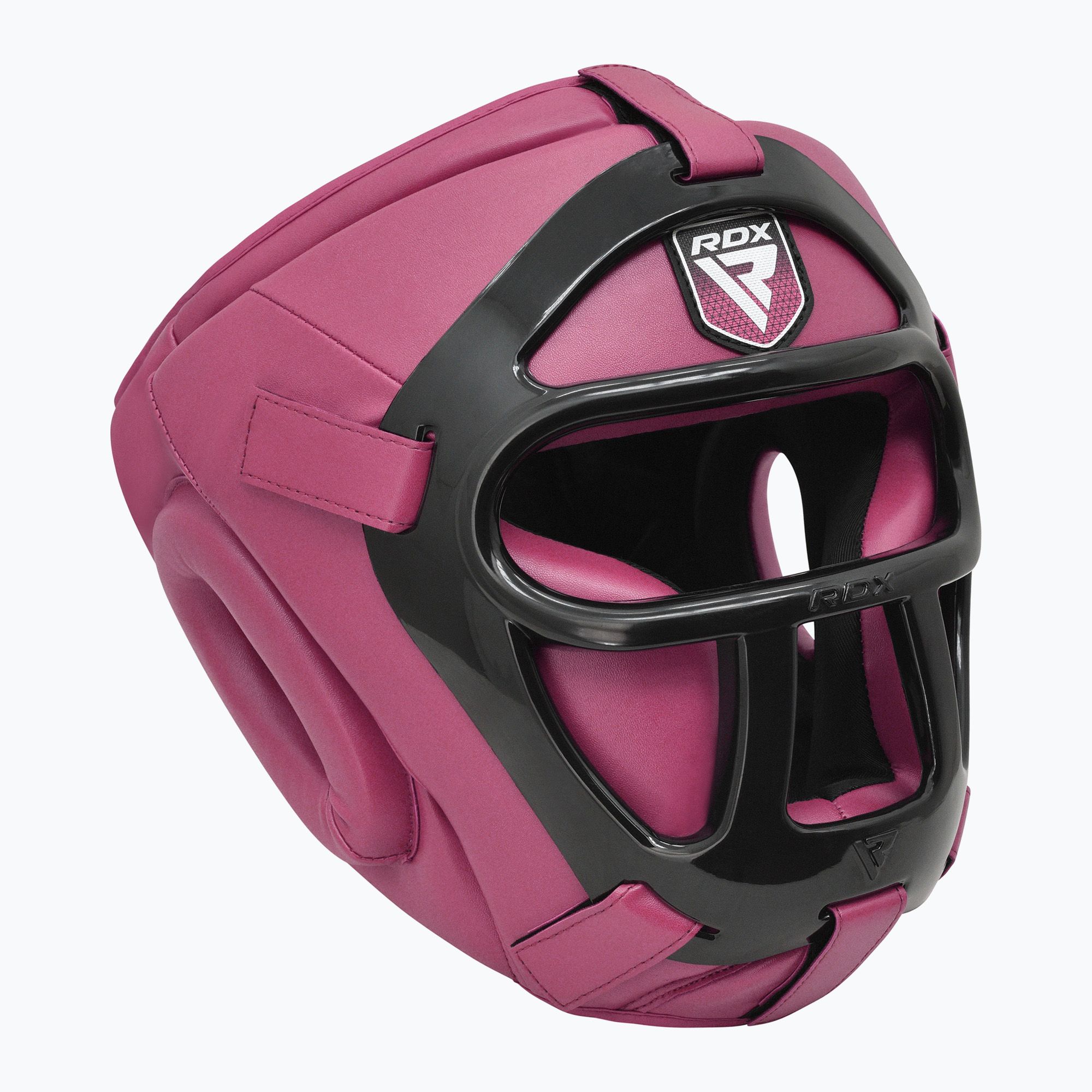 Kask bokserski RDX Guard Grill T1 pink 