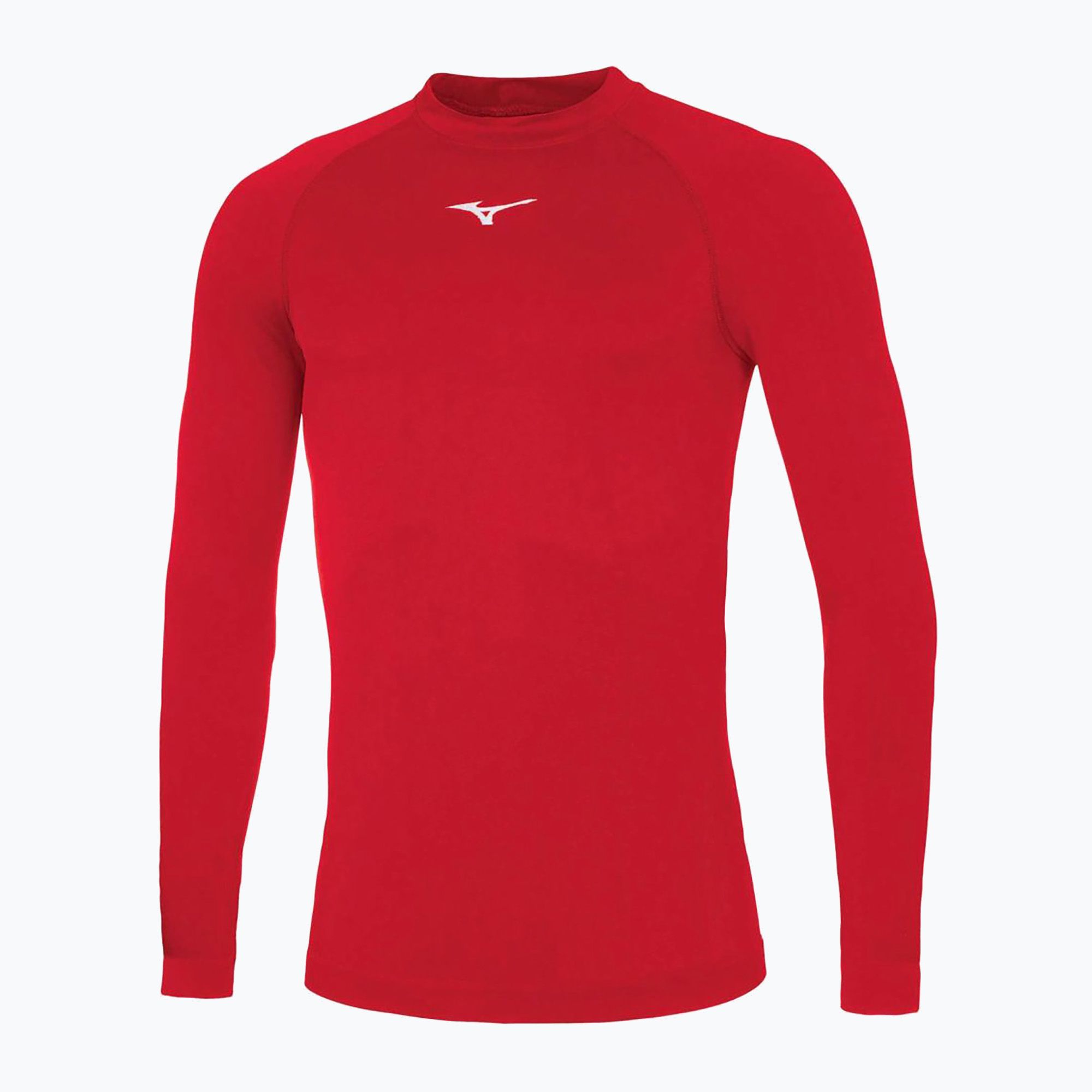 Longsleeve do biegania męski Mizuno Uni Core red/ white 