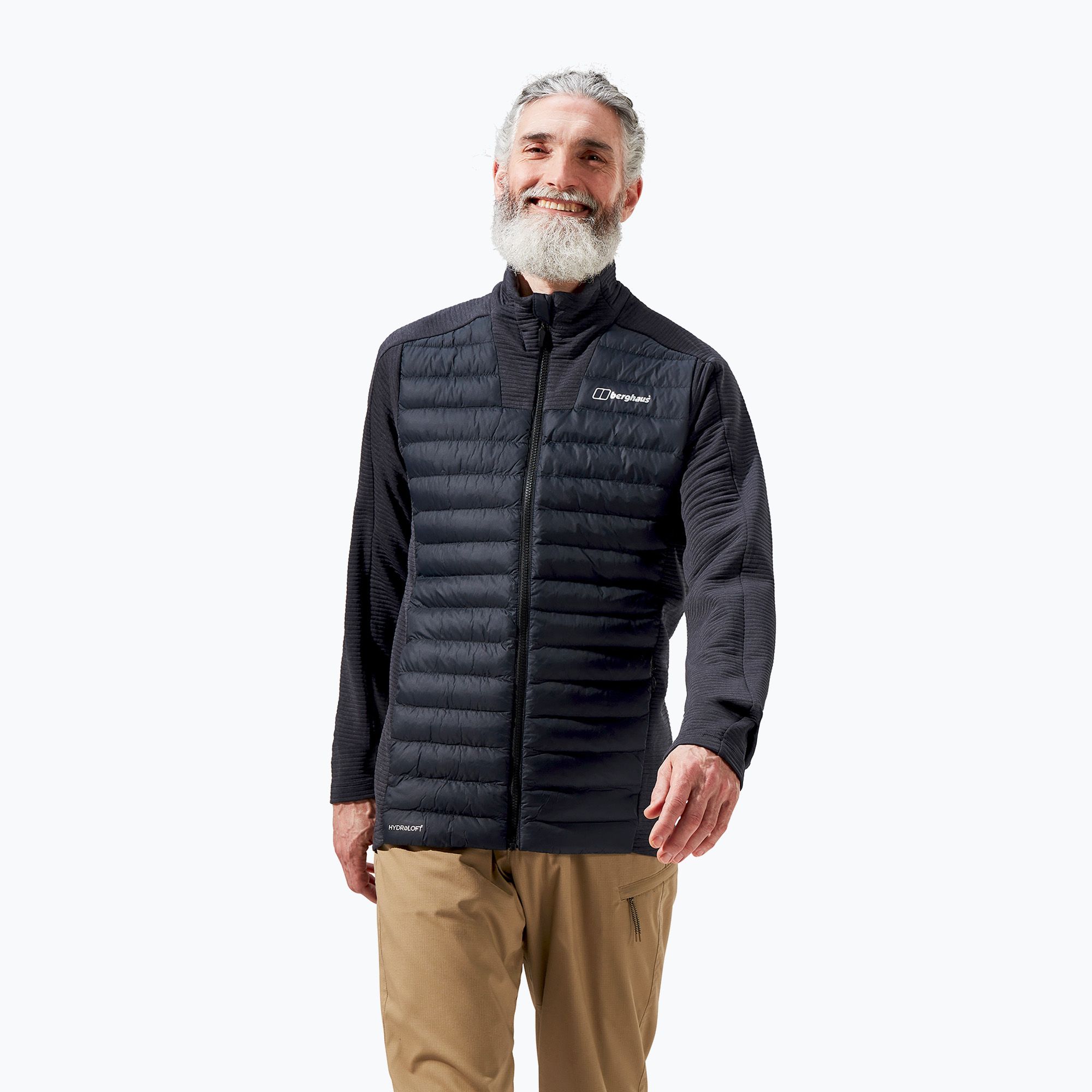 Kurtka hybrydowa męska Berghaus Hottar Hybrid black/black 