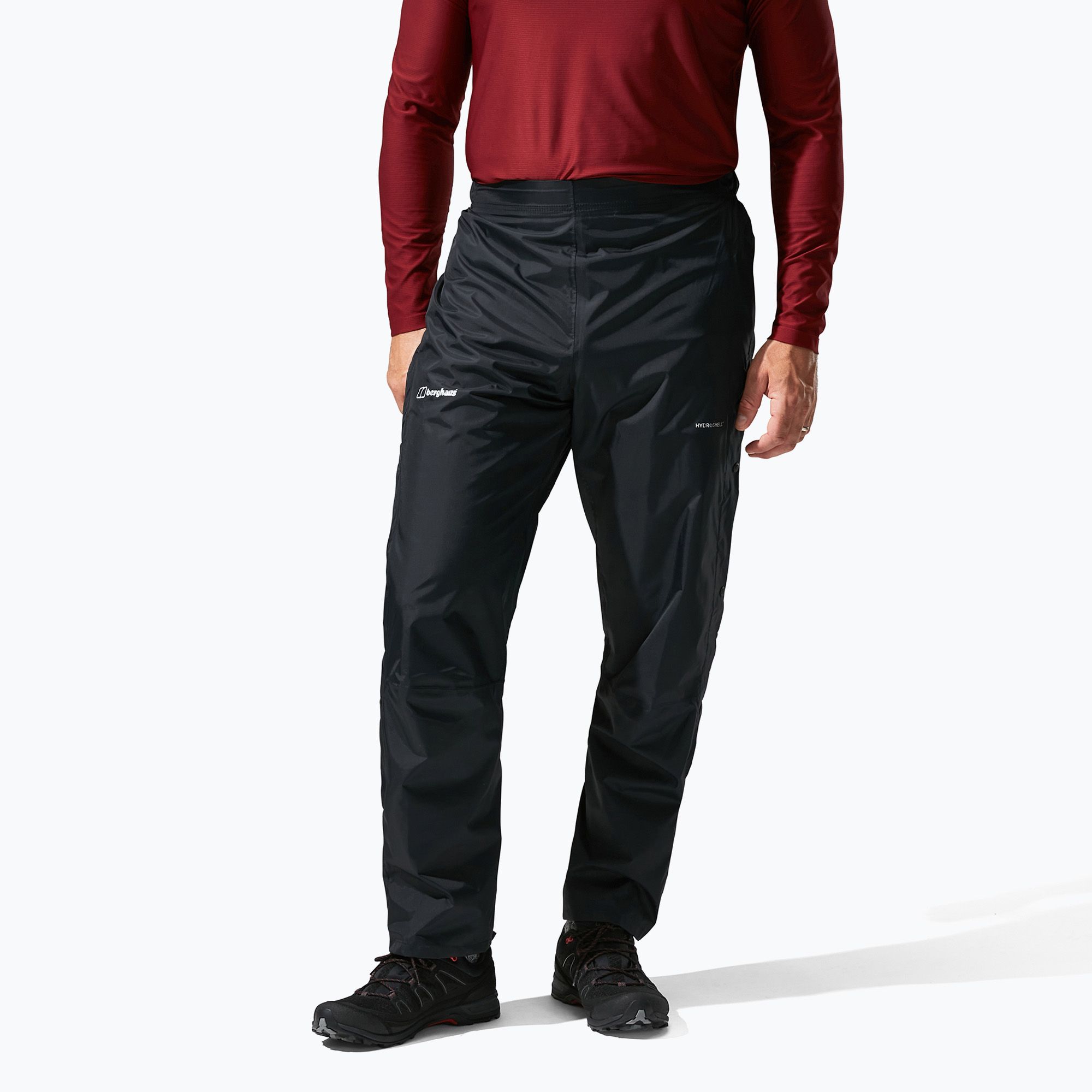 Spodnie z membraną męskie Berghaus Deluge 2.0 black 