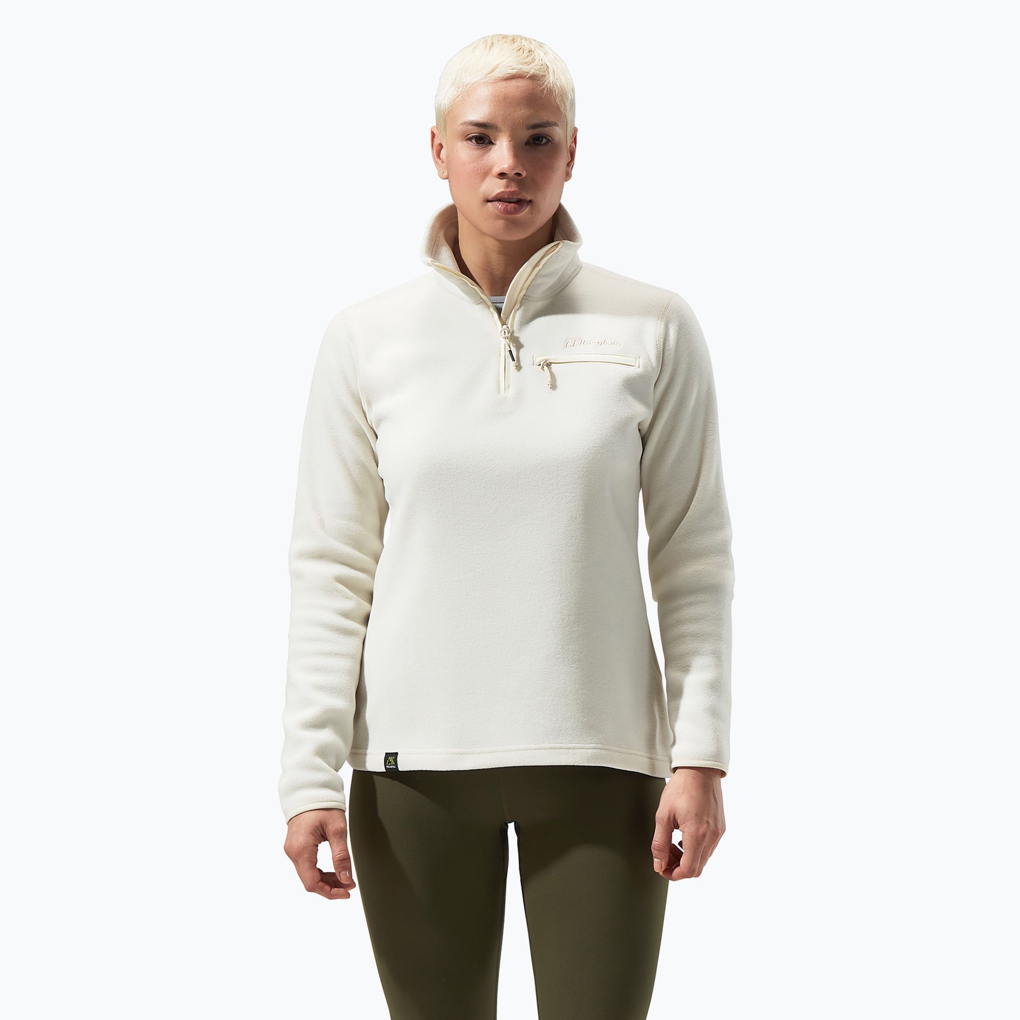 Bluza polarowa damska Berghaus Prism 2.0 Micro bone white 