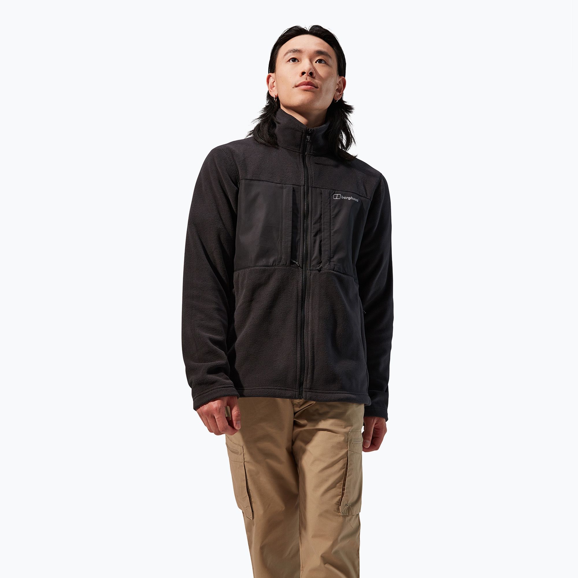 Bluza polarowa męska Berghaus Prism Guide IA black/black 