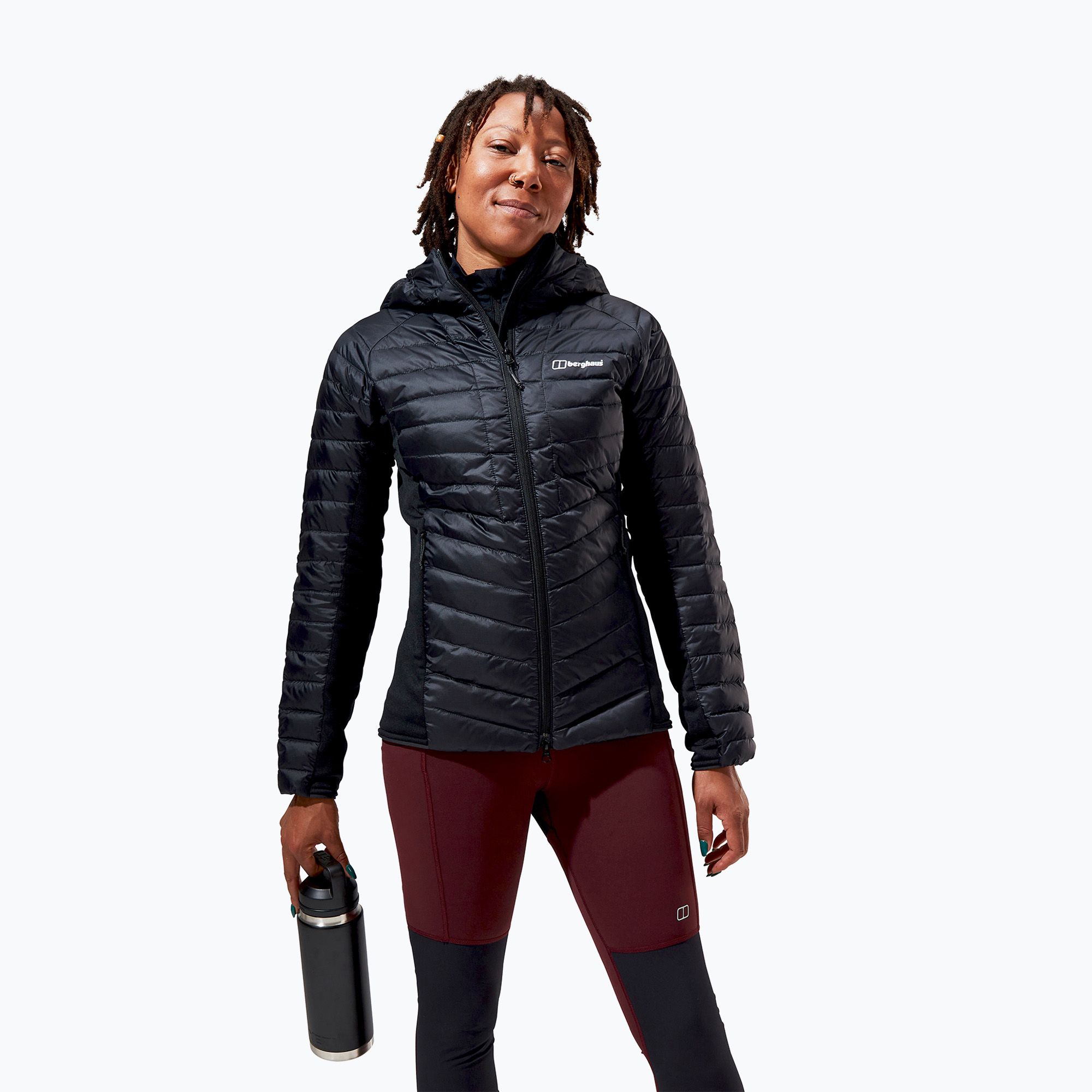 Kurtka puchowa damska Berghaus Tephra Stretch Reflect 2.0 Hoody black 
