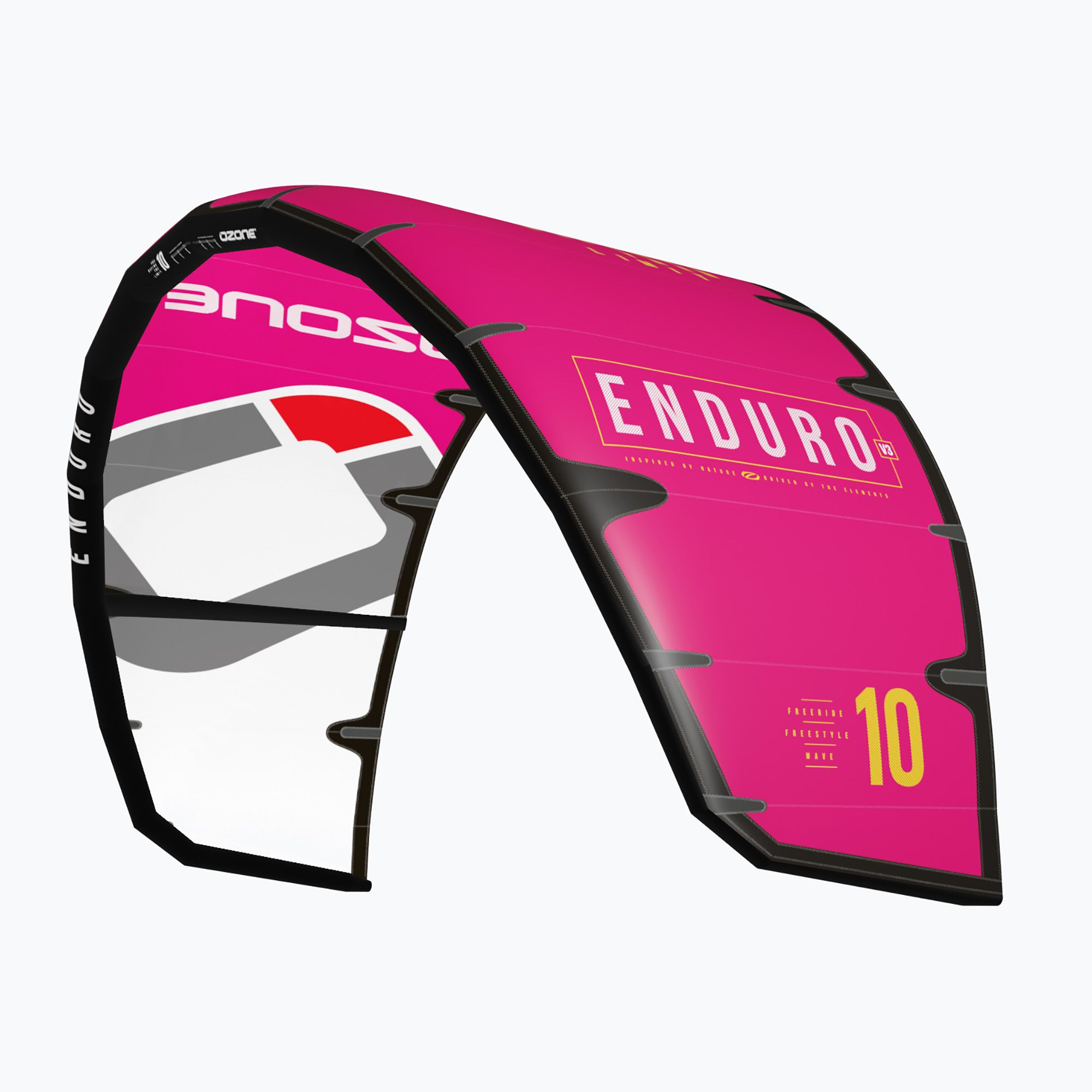 Latawiec kitesurfingowy Ozone Enduro V3 ruby red/white 