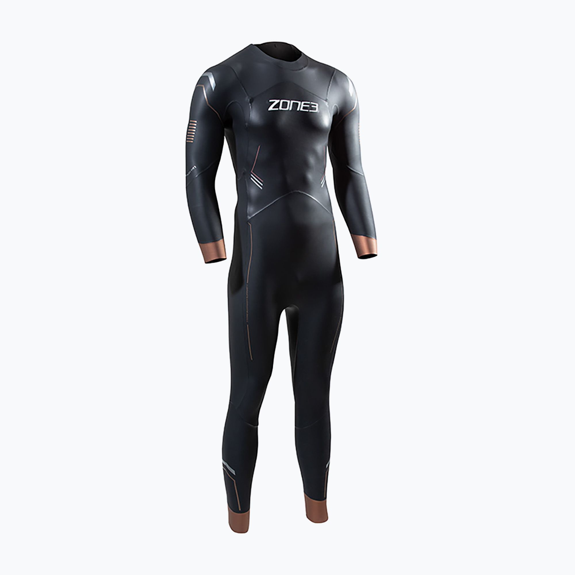 Pianka triathlonowa męska ZONE3 Thermal Agile 3 mm black/gold 