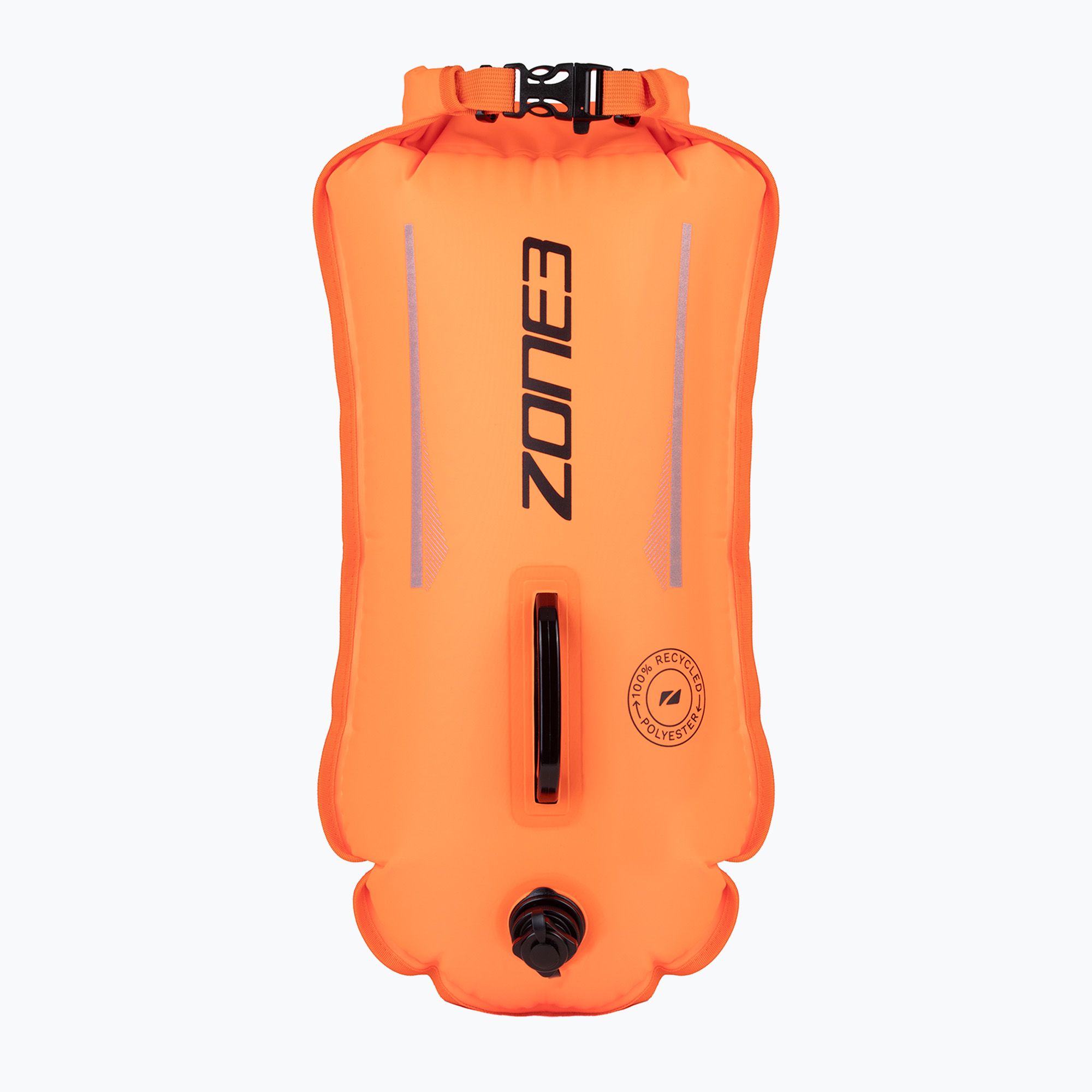 Bojka asekuracyjna ZONE3 Safety Buoy/Dry Bag Recycled 28 l high vis orange 