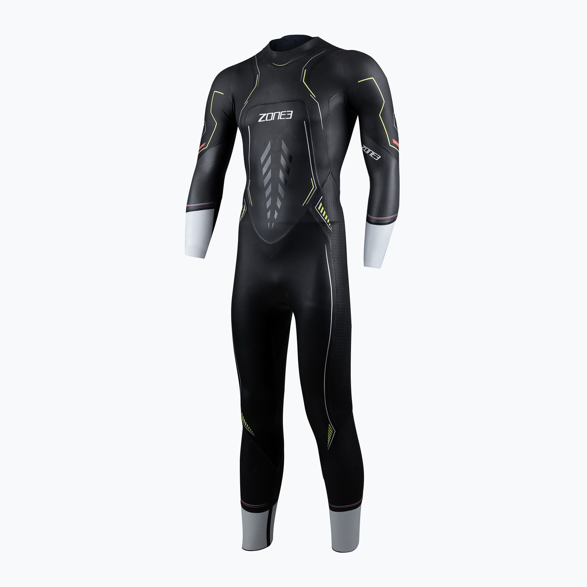 Pianka triathlonowa męska ZONE3 Aspire 4 mm black/chalk 