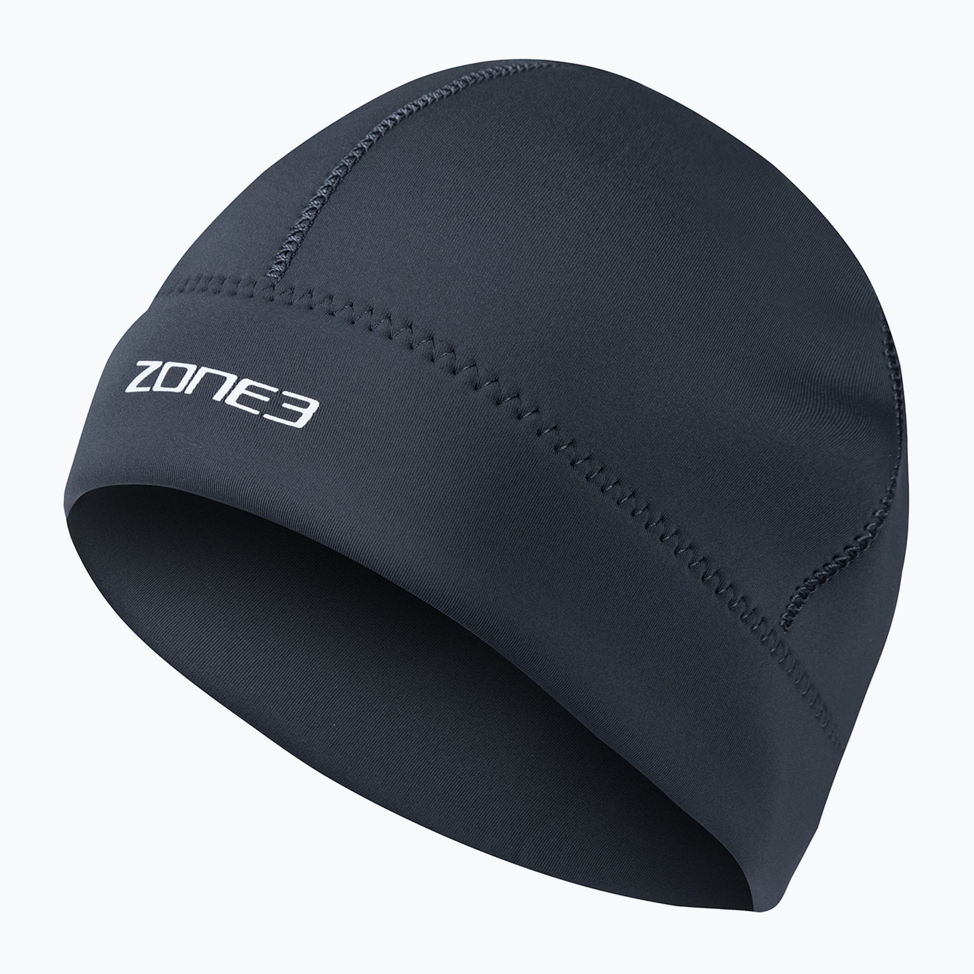 Czapka neoprenowa ZONE3 Active Flex Swim grey/orange 