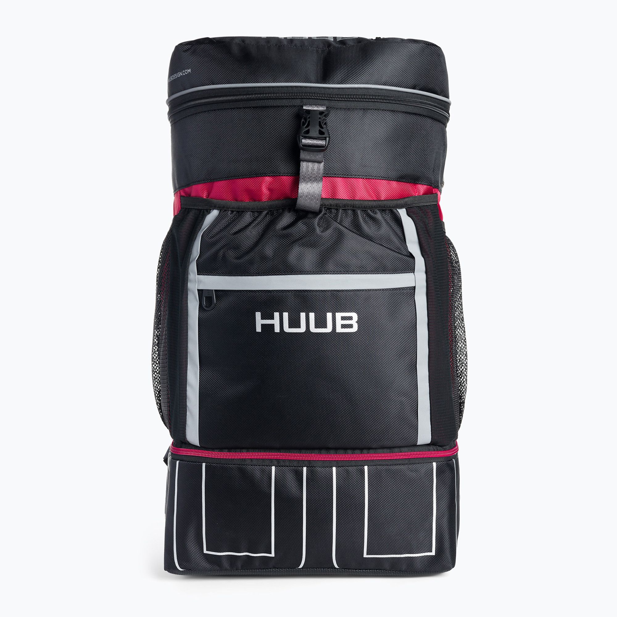 Plecak triathlonowy HUUB Transition II Rucksack 40 l black/dark red 