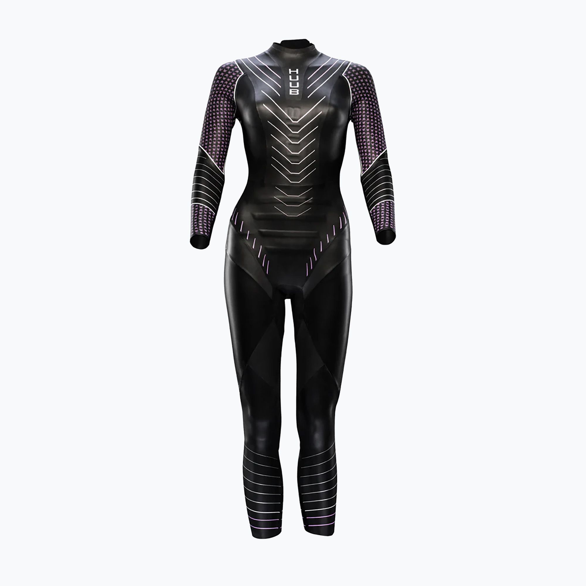 Pianka triathlonowa damska HUUB Pinnacle NB 5:3 mm purple 
