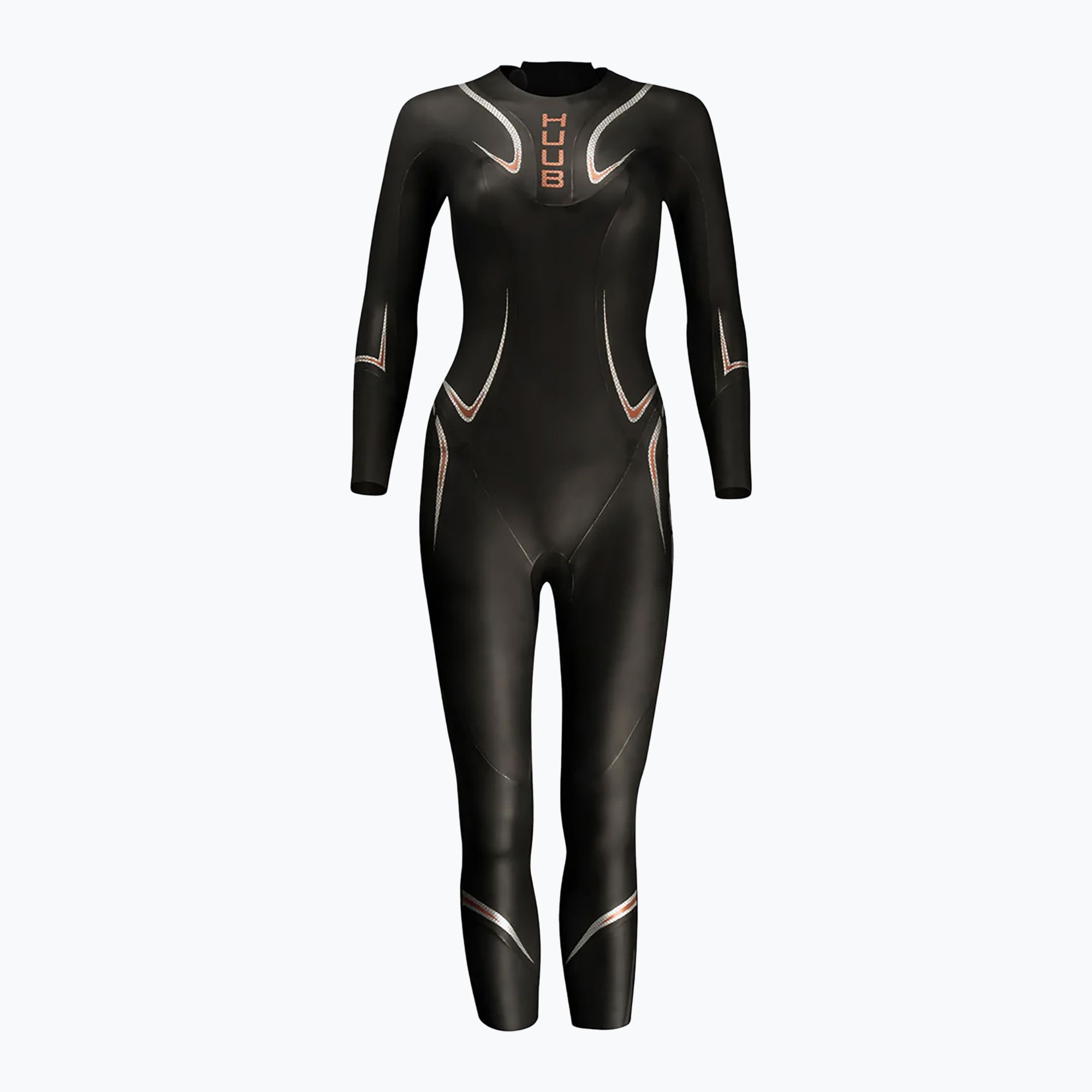 Pianka triathlonowa damska HUUB TC Performance 3:5 mm black/gold 