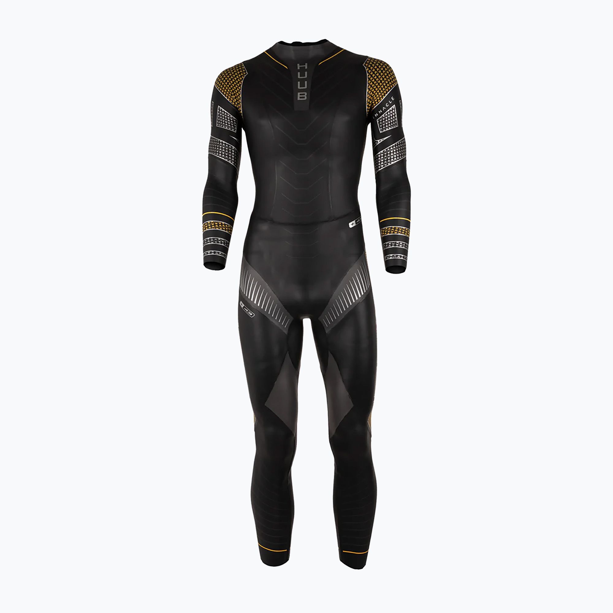 Pianka triathlonowa męska HUUB Pinnacle 5:3 mm silver/yellow 