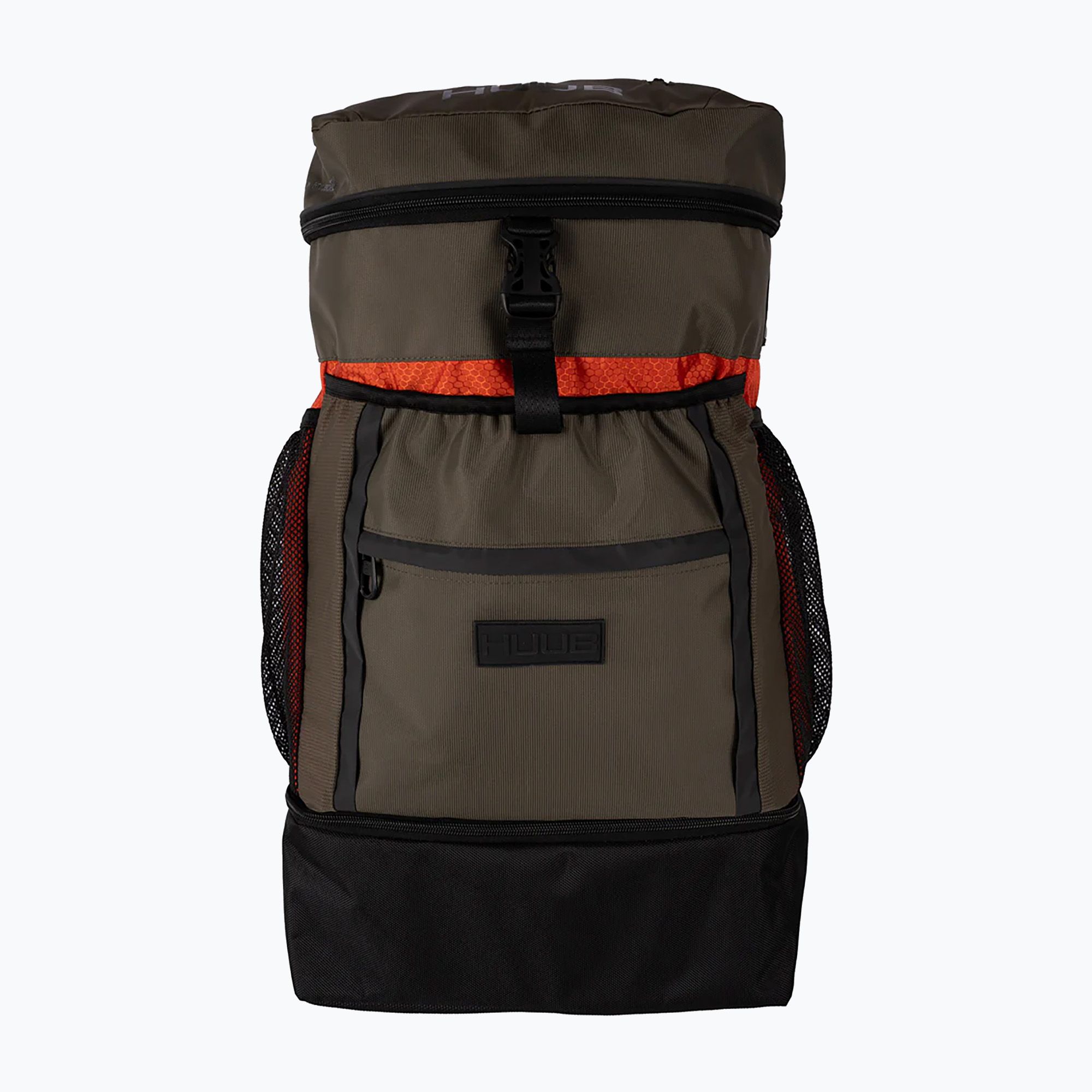 Plecak triathlonowy HUUB Transition II Rucksack 40 l olive/orange 