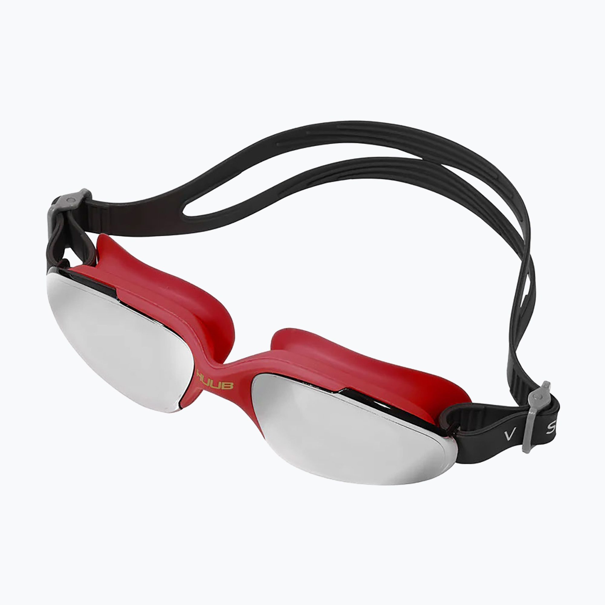 Okulary do pływania HUUB Vision red ight smoke silver mirror 
