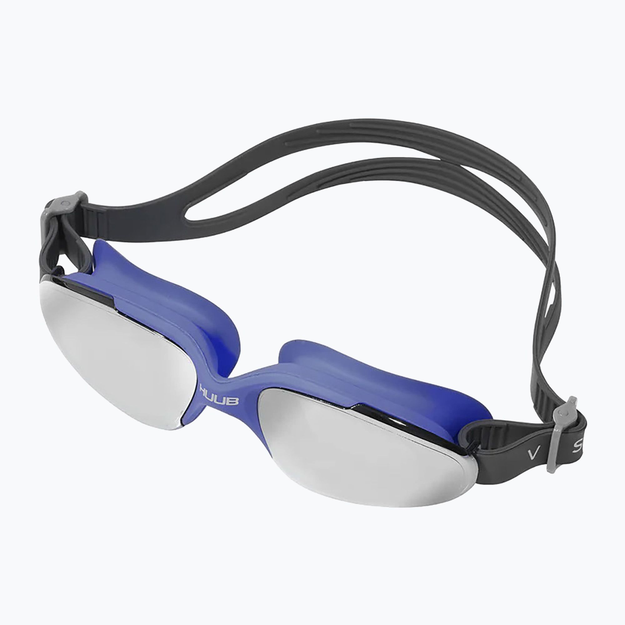 Okulary do pływania HUUB Vision navy blue/light smoke silver mirror 