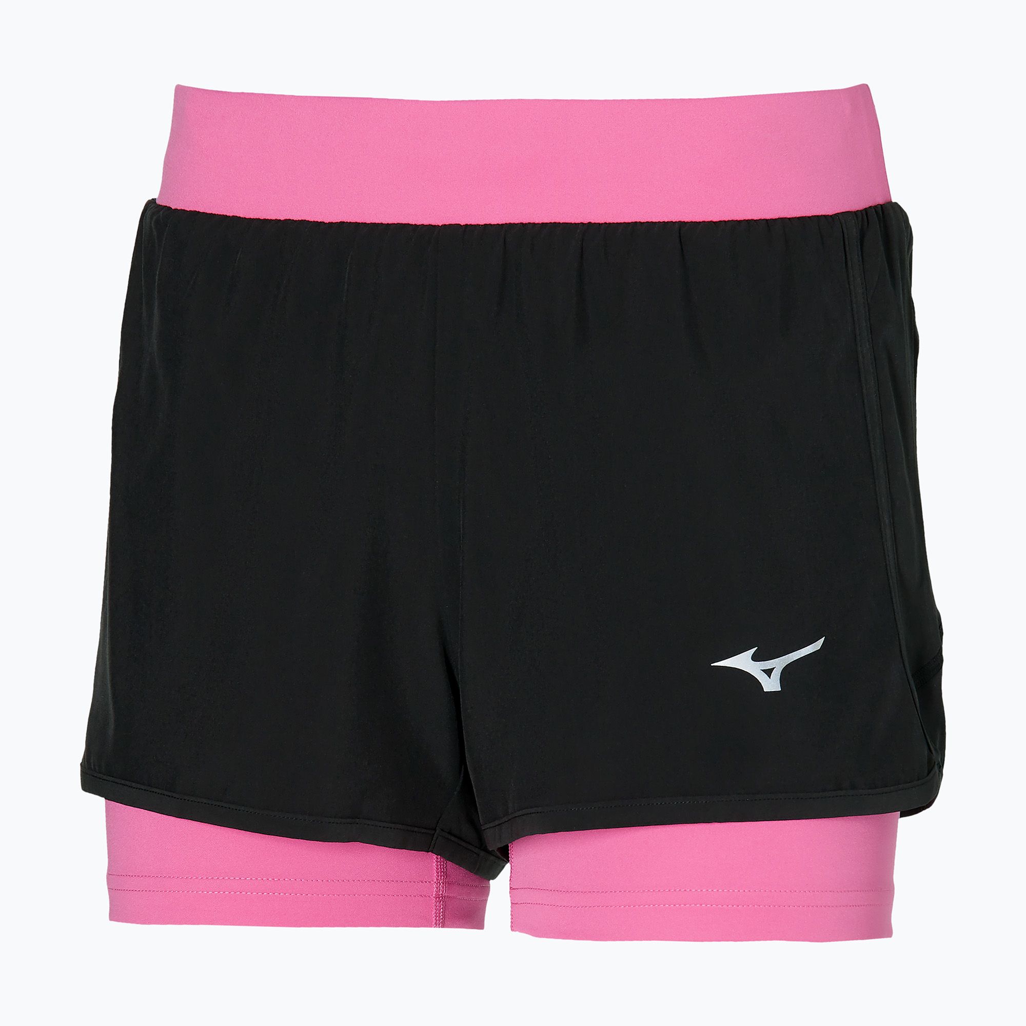 Spodenki do biegania damskie Mizuno ER 2IN1 wild orchid 