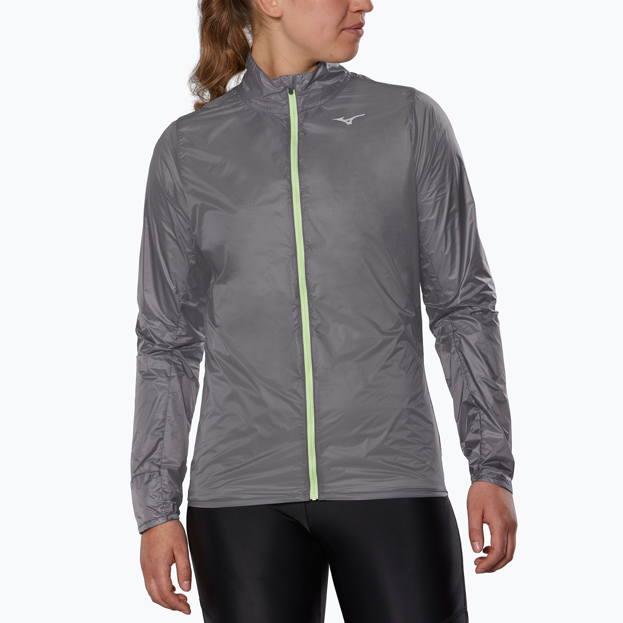 Kurtka do biegania damska Mizuno Aero grey 