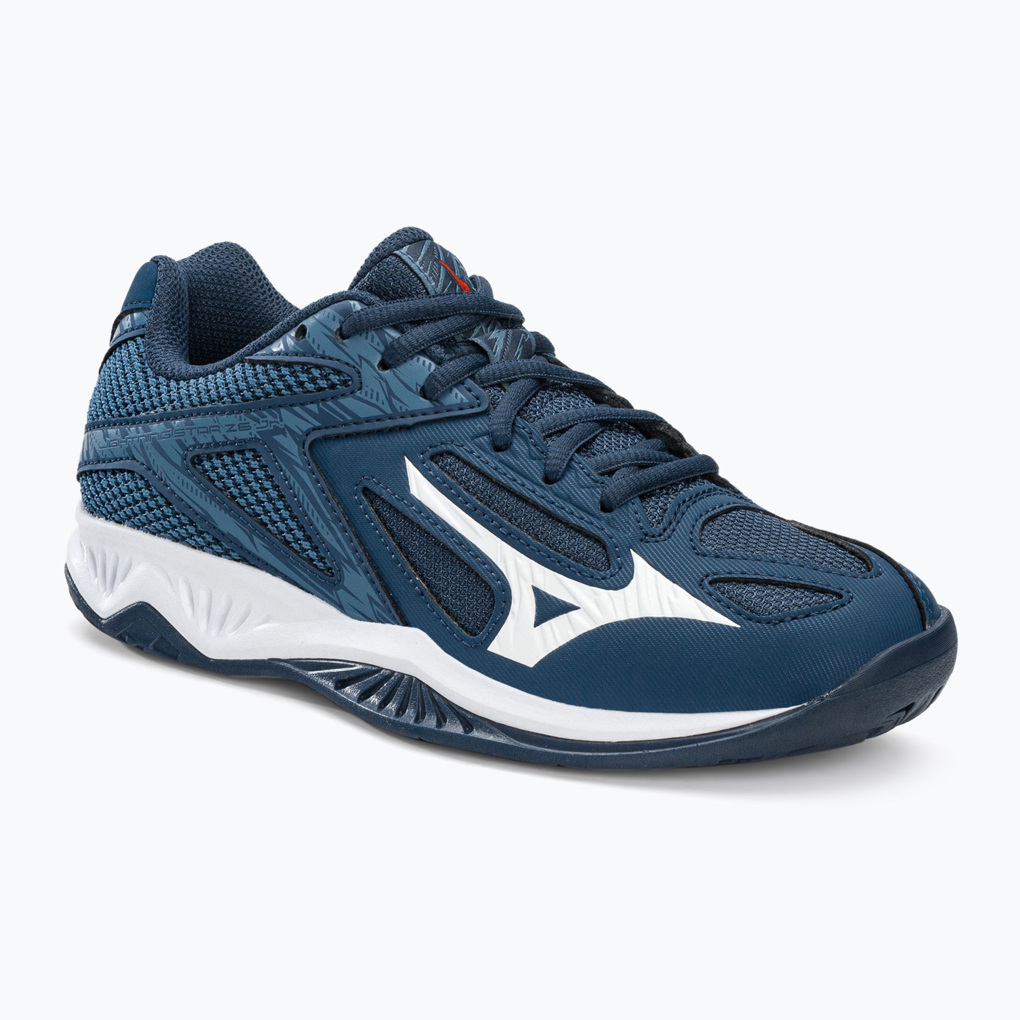 Buty do siatkówki dziecięce Mizuno Lightning Star Z6 granatowe V1GD210321_34.0/2.0 