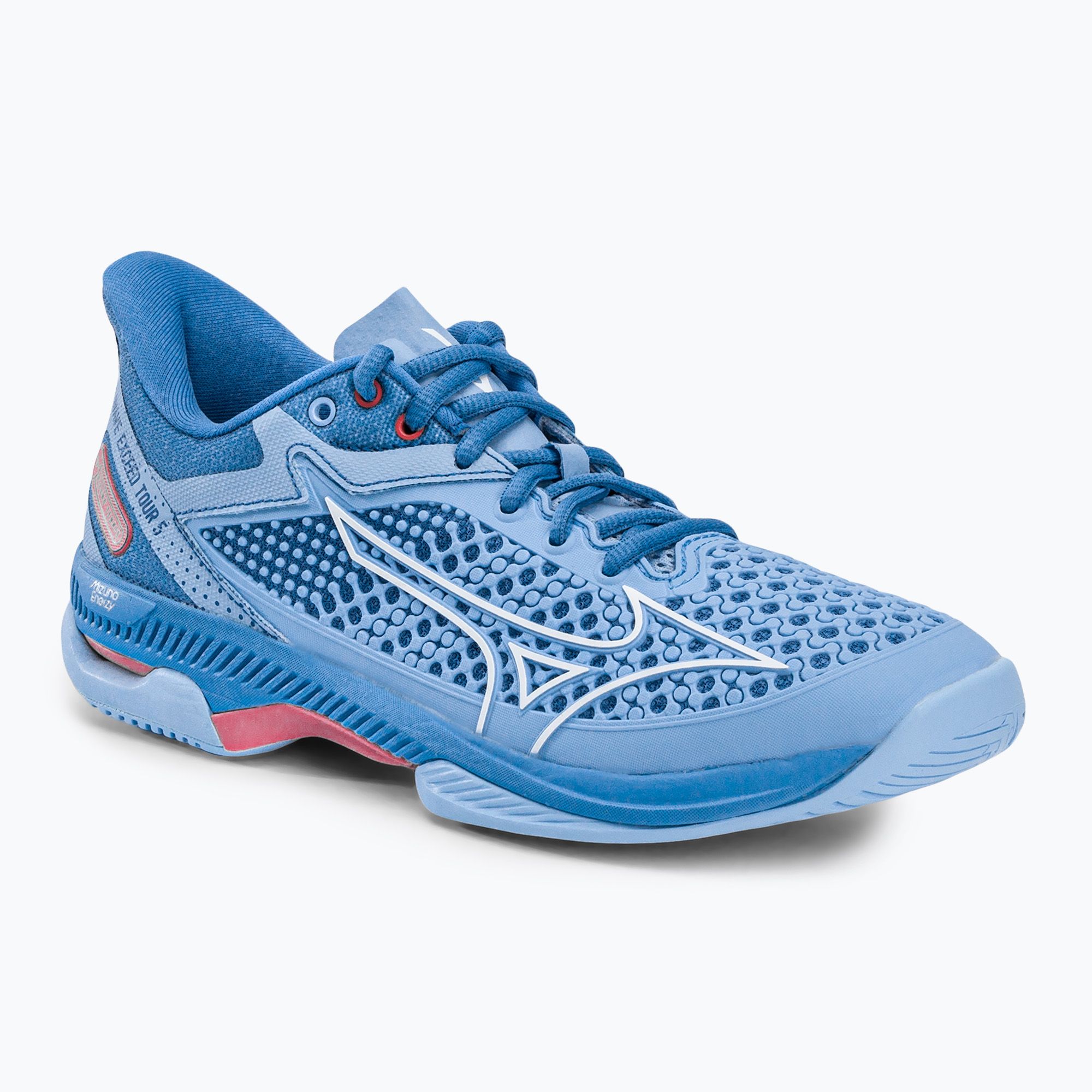 Buty do tenisa damskie Mizuno Wave Exceed Tour 5 AC dutch cana/white/tea rose 