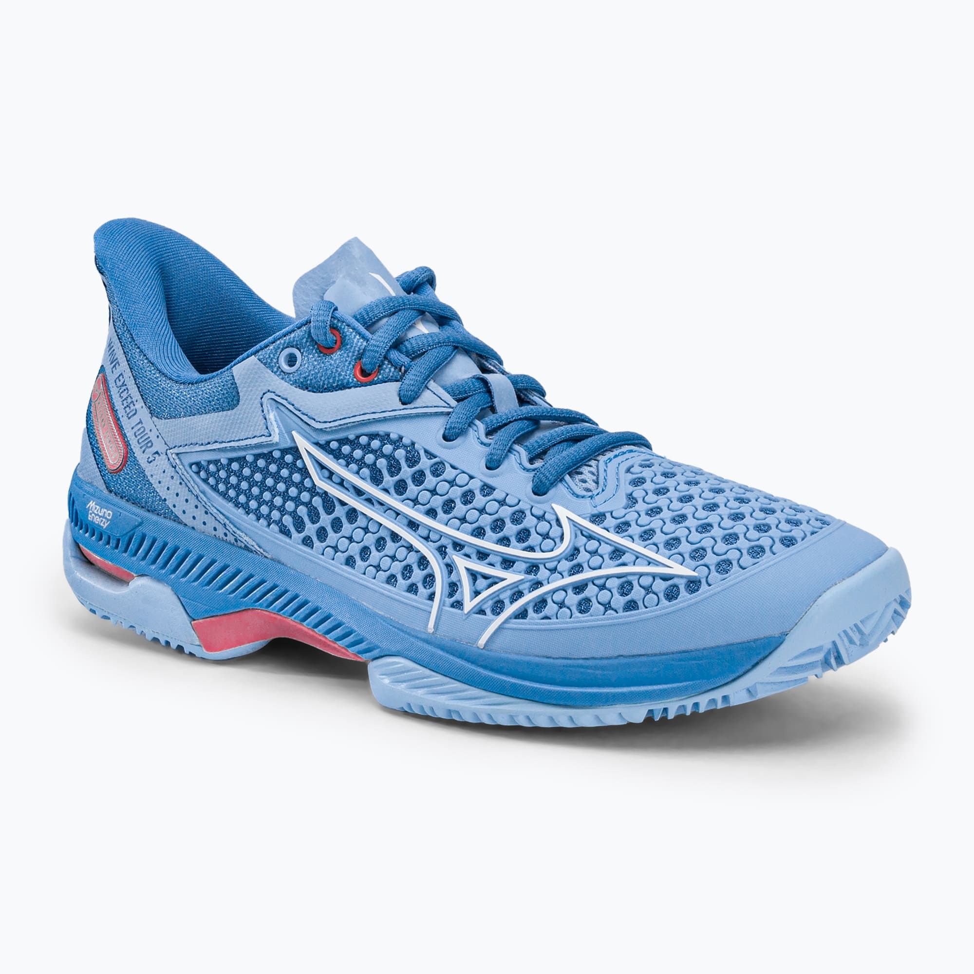 Buty do tenisa damskie Mizuno Wave Exceed Tour 5 CC dutch cana/white/tea rose 