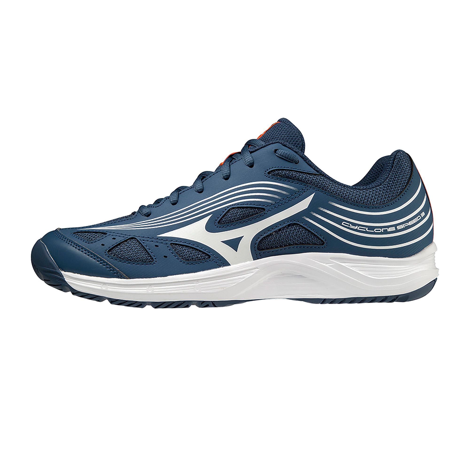 Buty do siatkówki Mizuno Cyclone Speed 3 dark denim/white/scarlet ibis 