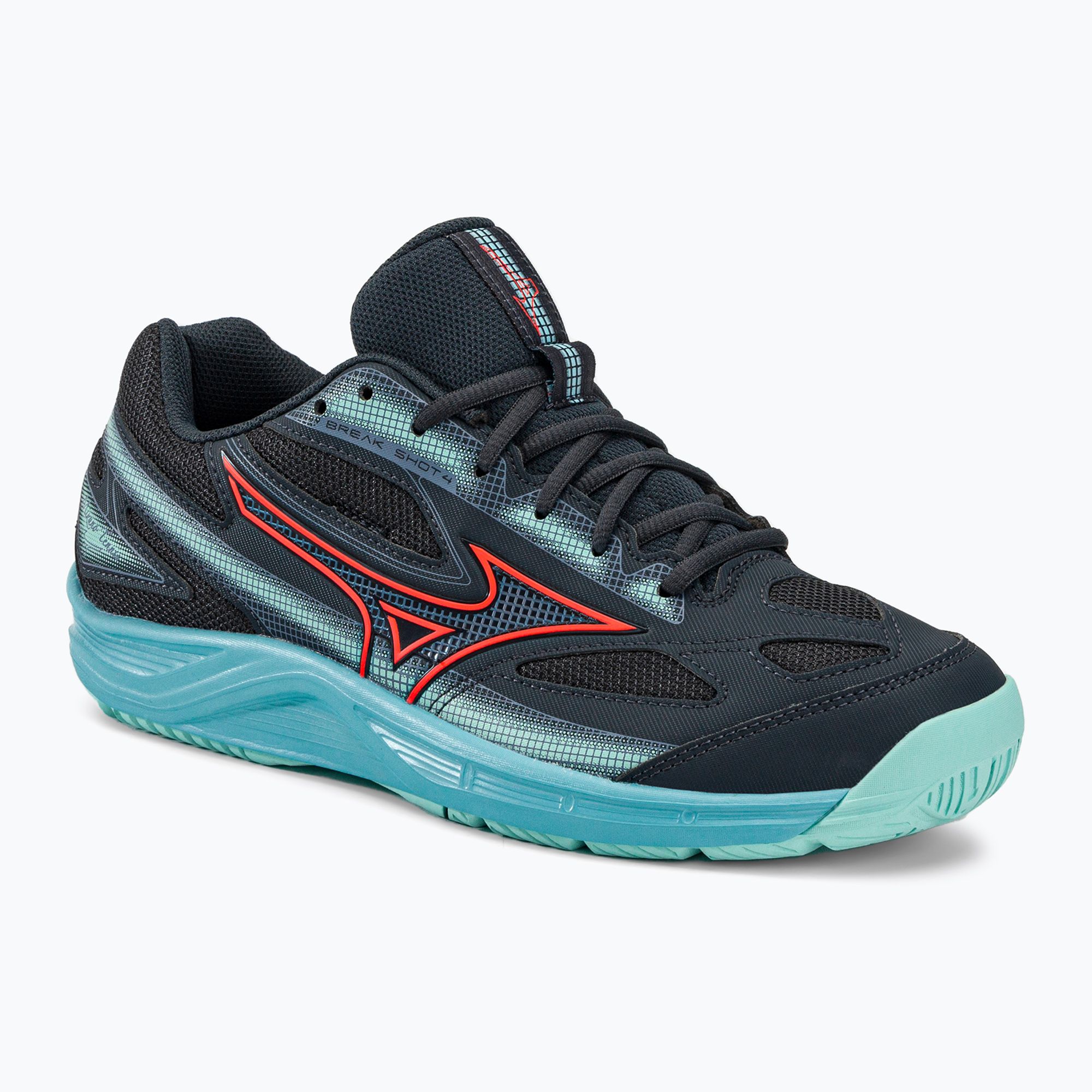 Buty do tenisa Mizuno Break Shot 4 AC collegiate blue/ soleil/ tanager turquoise 