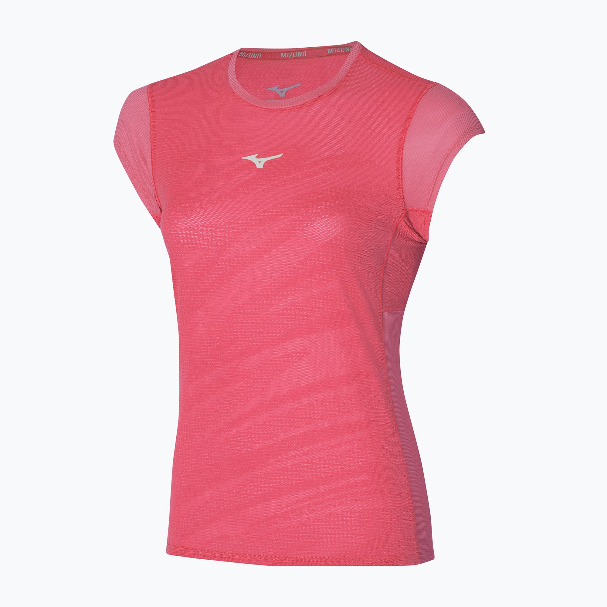 Koszulka do biegania damska Mizuno Aero Tee sunkissed coral 