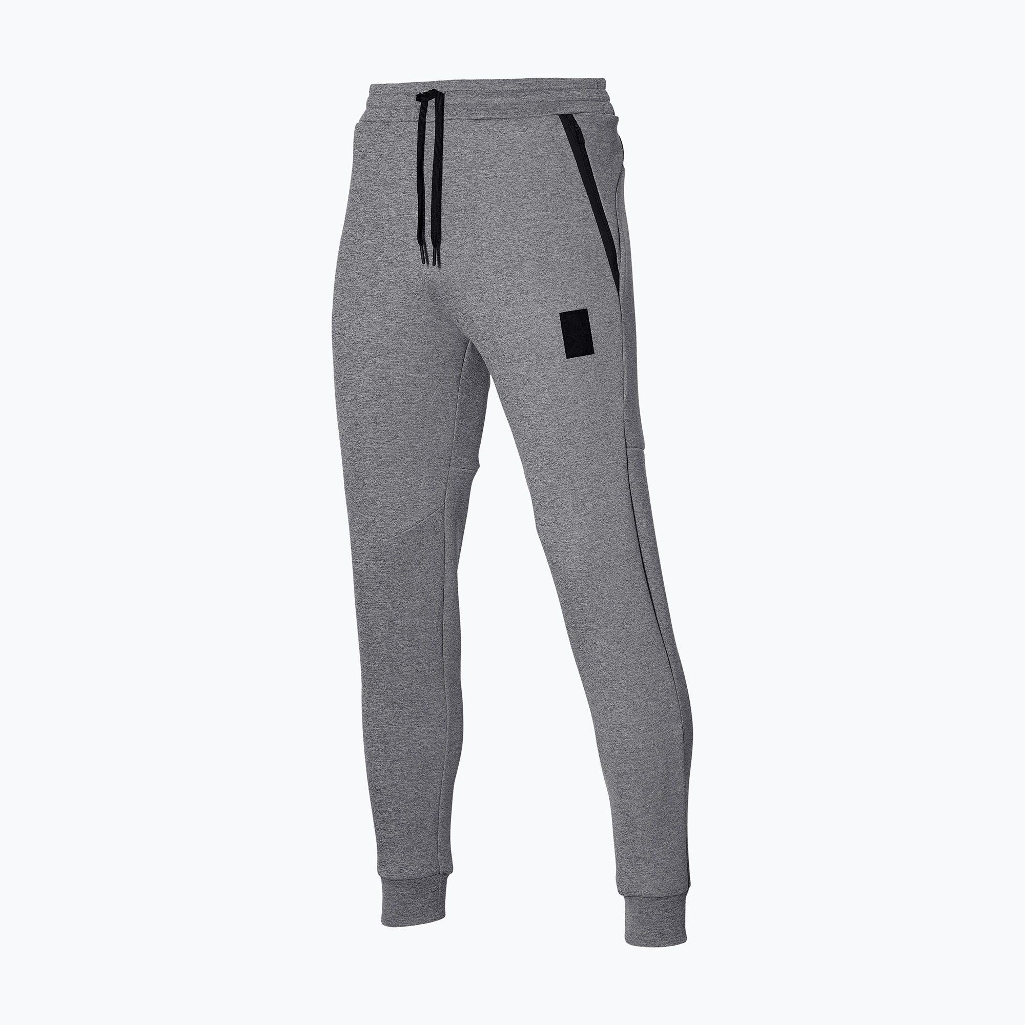 Spodnie piłkarskie męskie Mizuno Sergio Ramos Sweat szare P2MD2S5006 