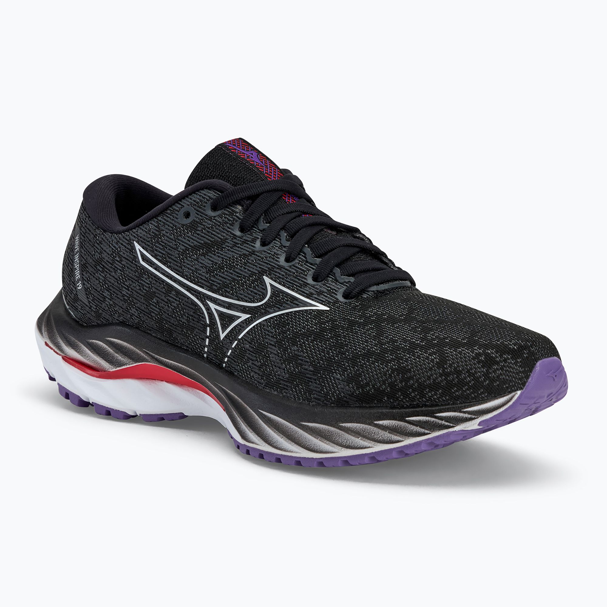 Buty do biegania damskie Mizuno Wave Inspire 19 black/ silver/ bitsweet 
