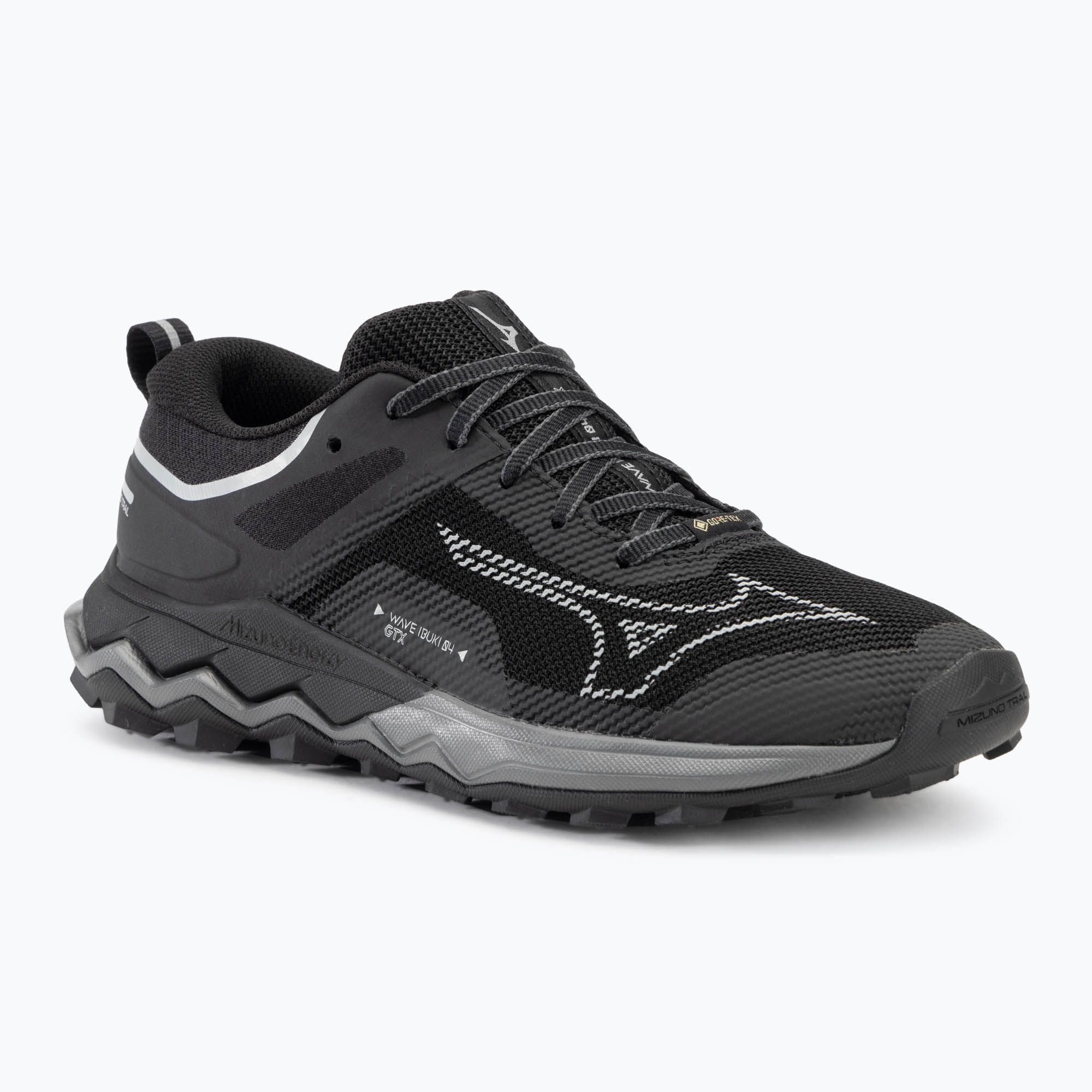 Buty do biegania damskie Mizuno Wave Ibuki 4 GTX black/silver/quiet 