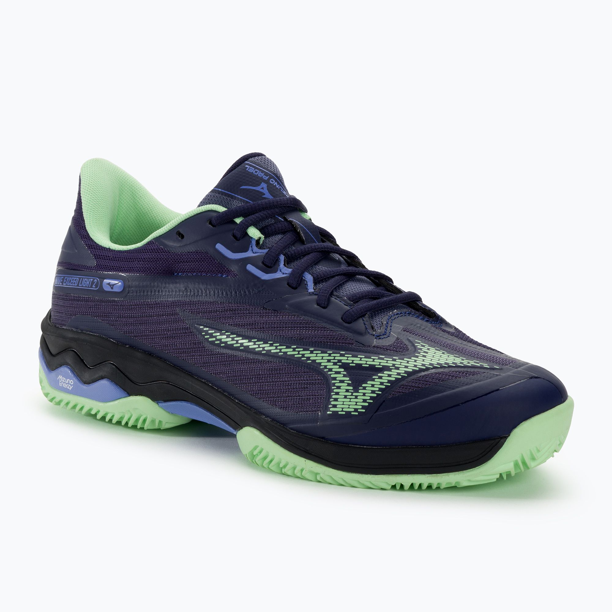 Buty do padla męskie Mizuno Wave Exceed Light 2 Padel evening blue/ patina green/ lolite 