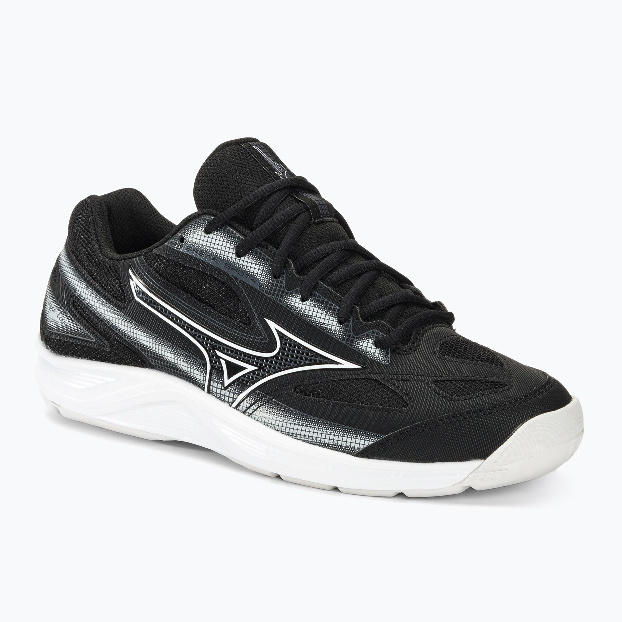 Buty do tenisa męskie Mizuno Break Shot 4 CS black/white/harbor mist 