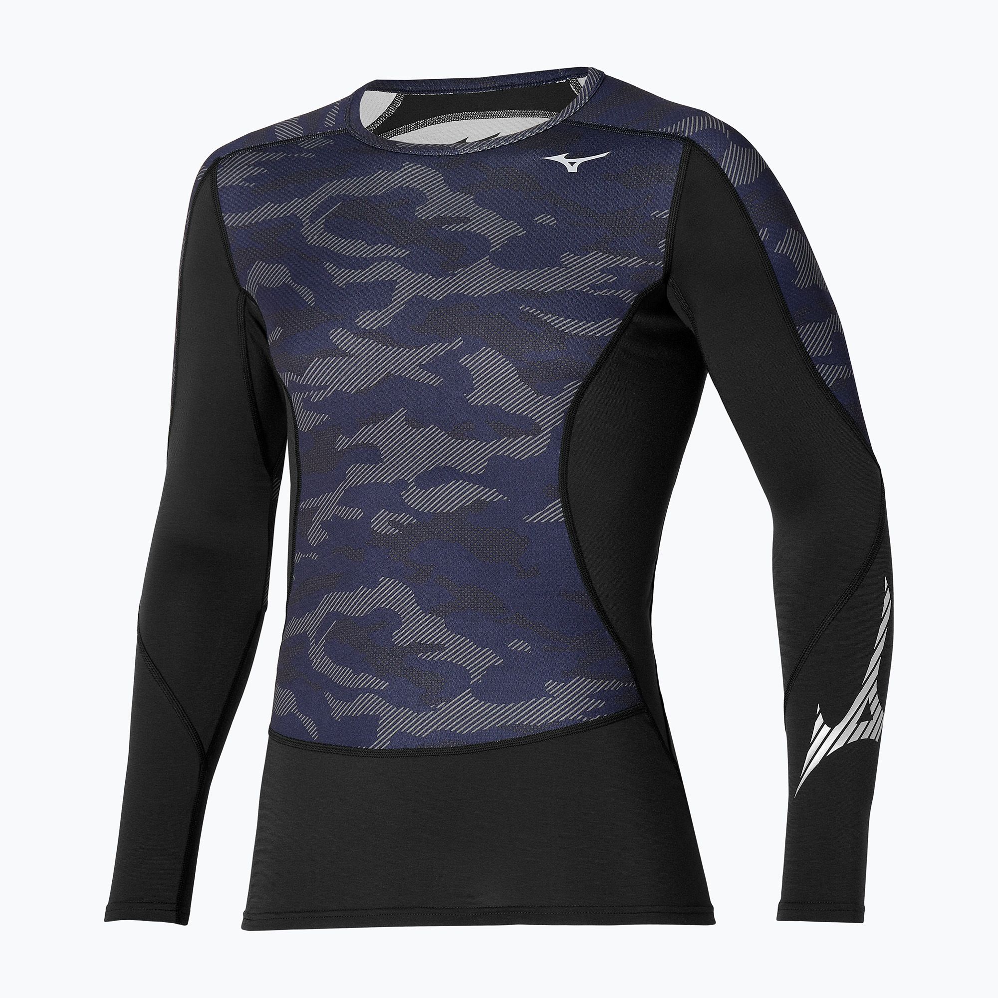 Longsleeve do biegania męski Mizuno Virtual Body G3 Crew black 