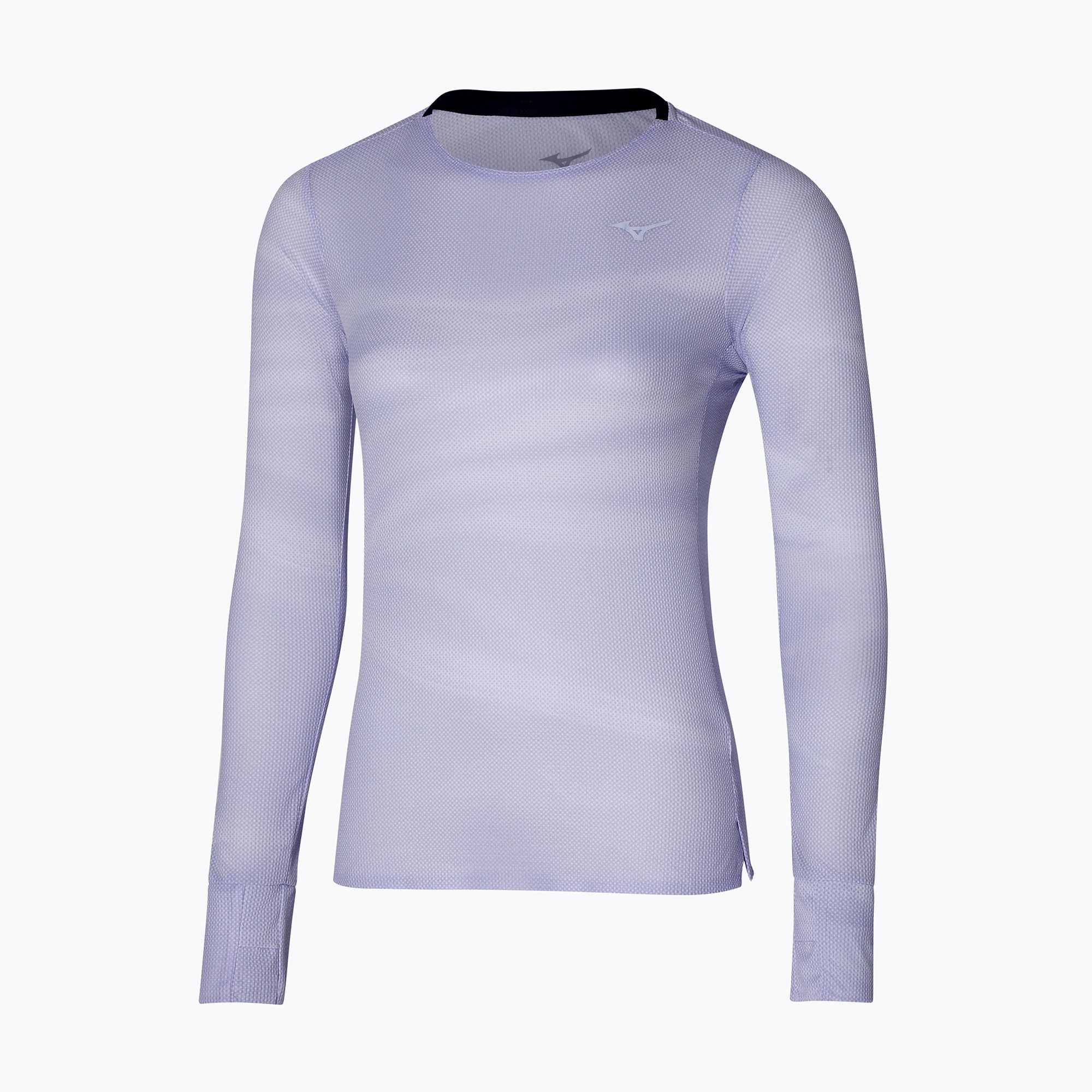 Longsleeve do biegania damski Mizuno Premium Aero Tee snow white/thistle 