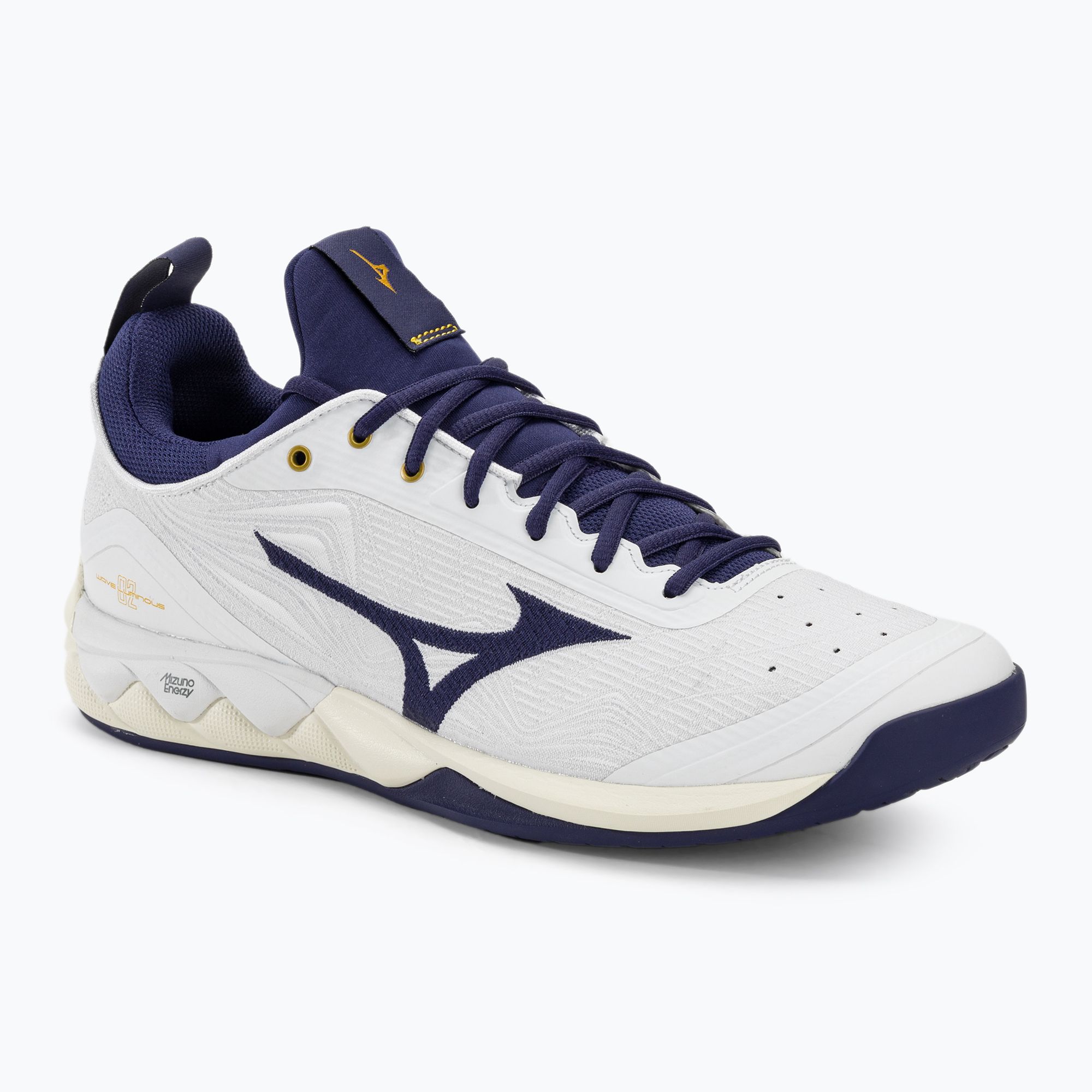 Buty do siatkówki Mizuno Wave Luminous 2 white/blue ribbon/mpgold 