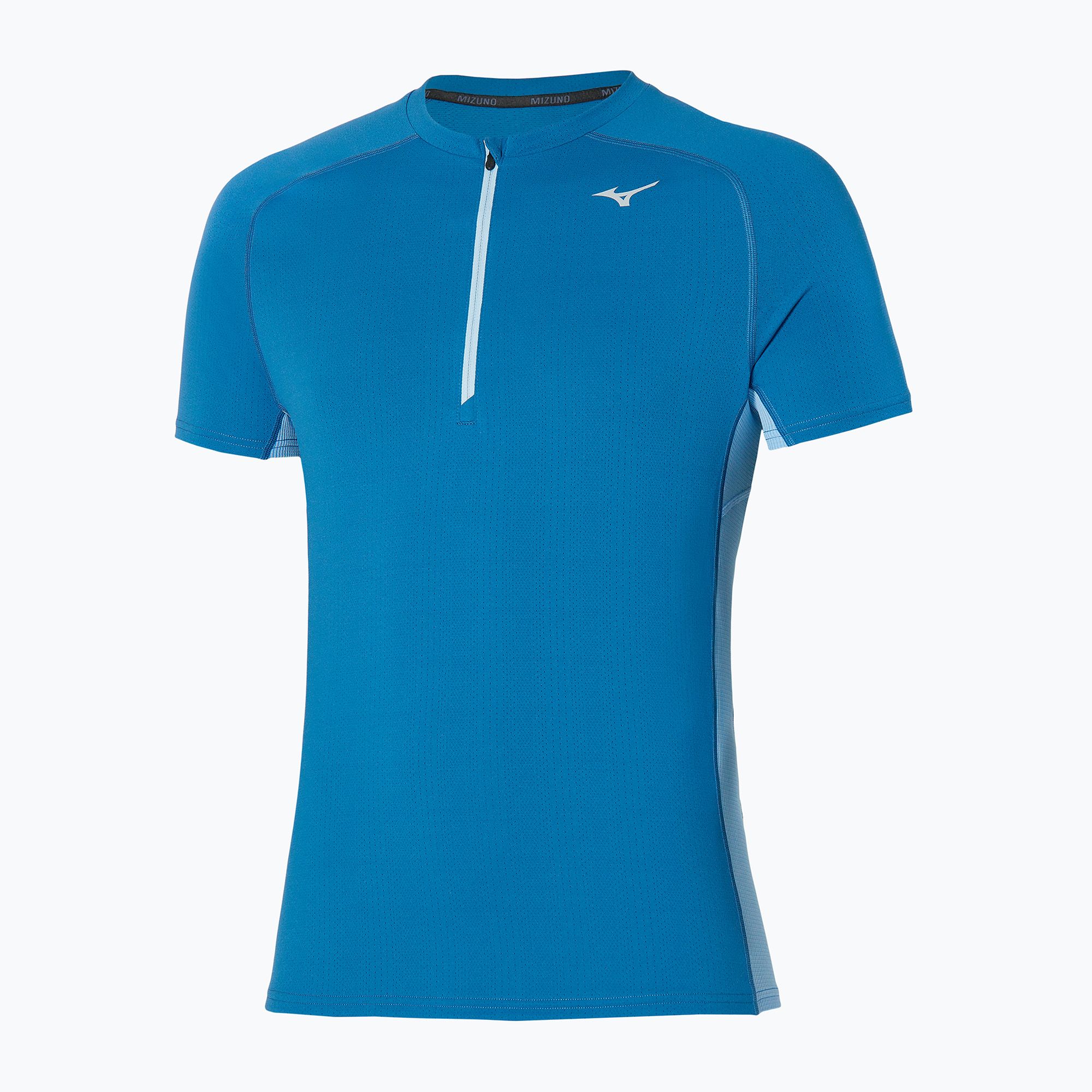 Koszulka do biegania męska Mizuno Trail DryAeroFlow Half Zip Tee federal blue 