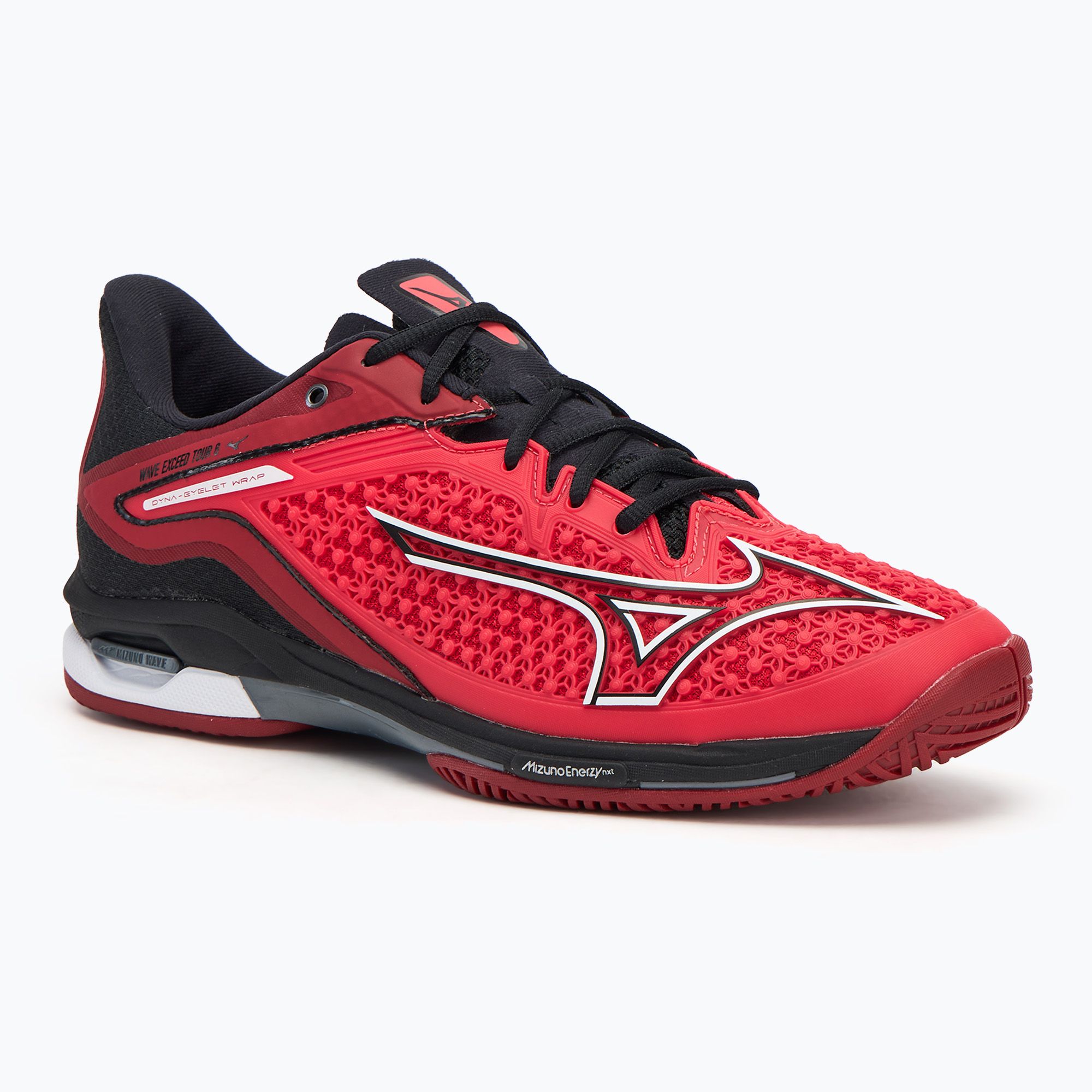 Buty do tenisa męskie Mizuno Wave Exceed Tour 6 AC radiant red/white/black 