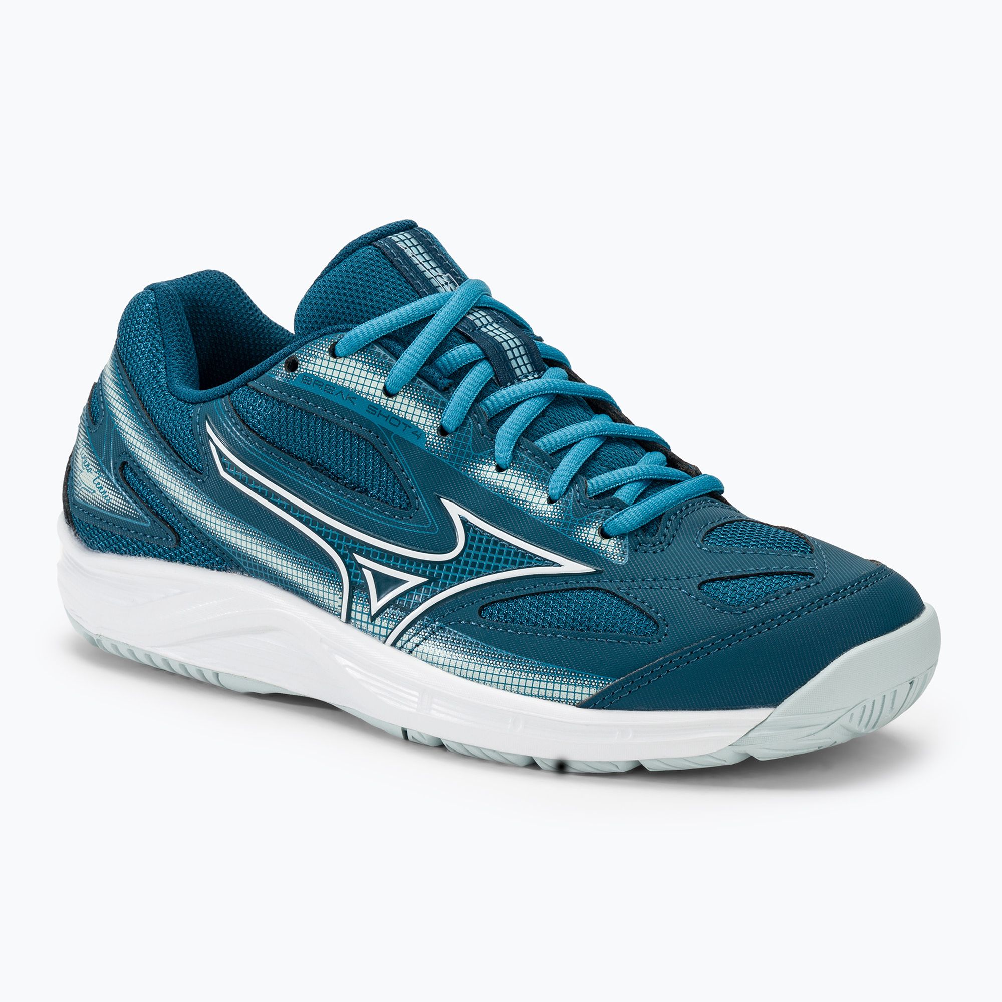 Buty do tenisa Mizuno Break Shot 4 AC moroccan blue/white/blue glow 