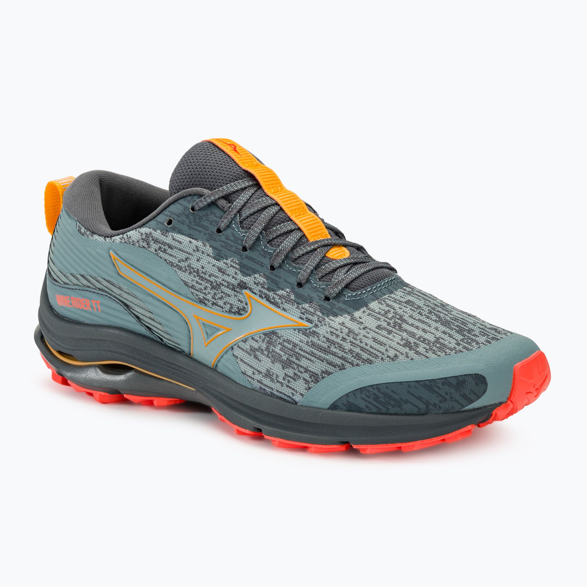 Buty do biegania męskie Mizuno Wave Rider TT lead/ citrus/ hot coral 