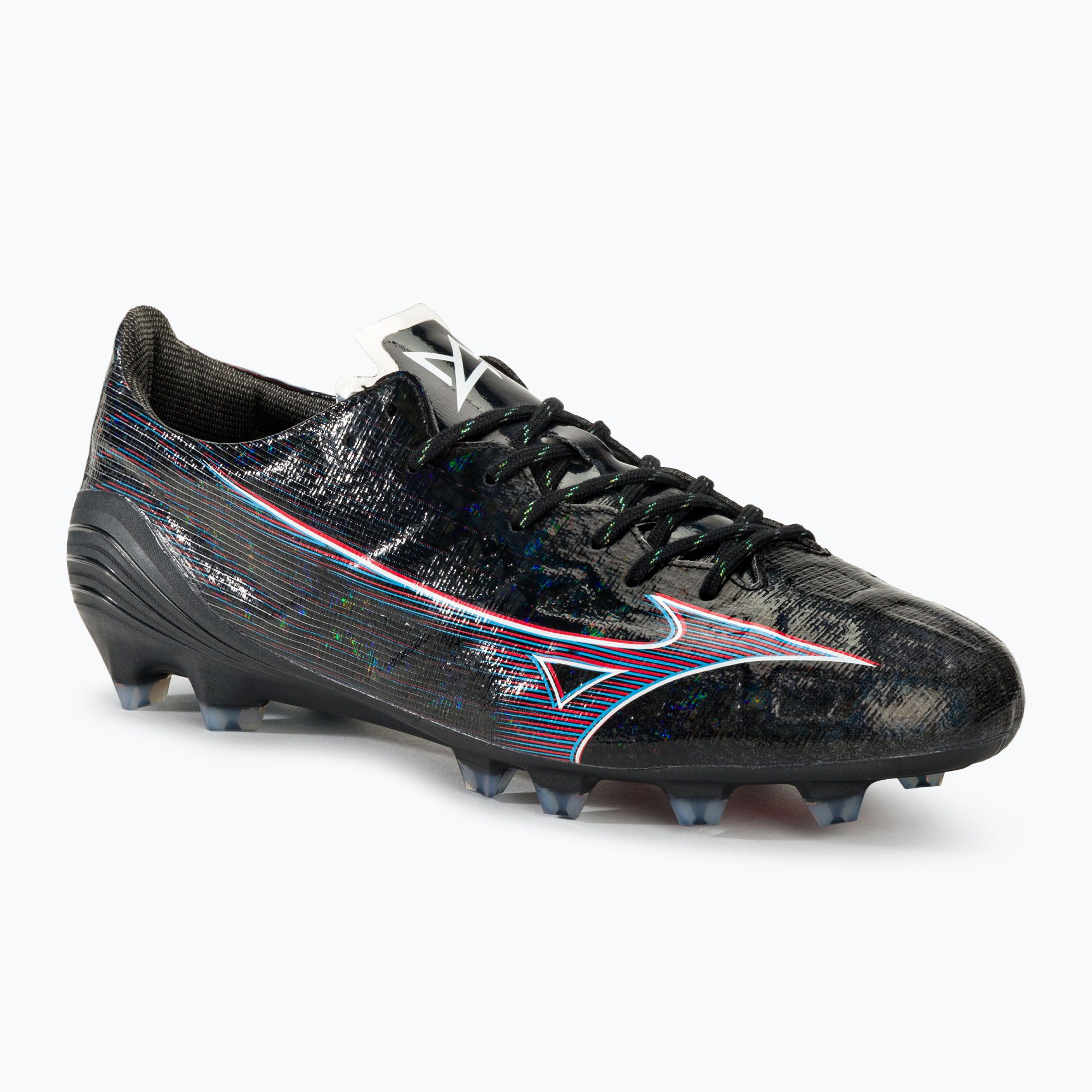 Buty piłkarskie męskie Mizuno Αlpha Elite Md black/ignition red/801 c 