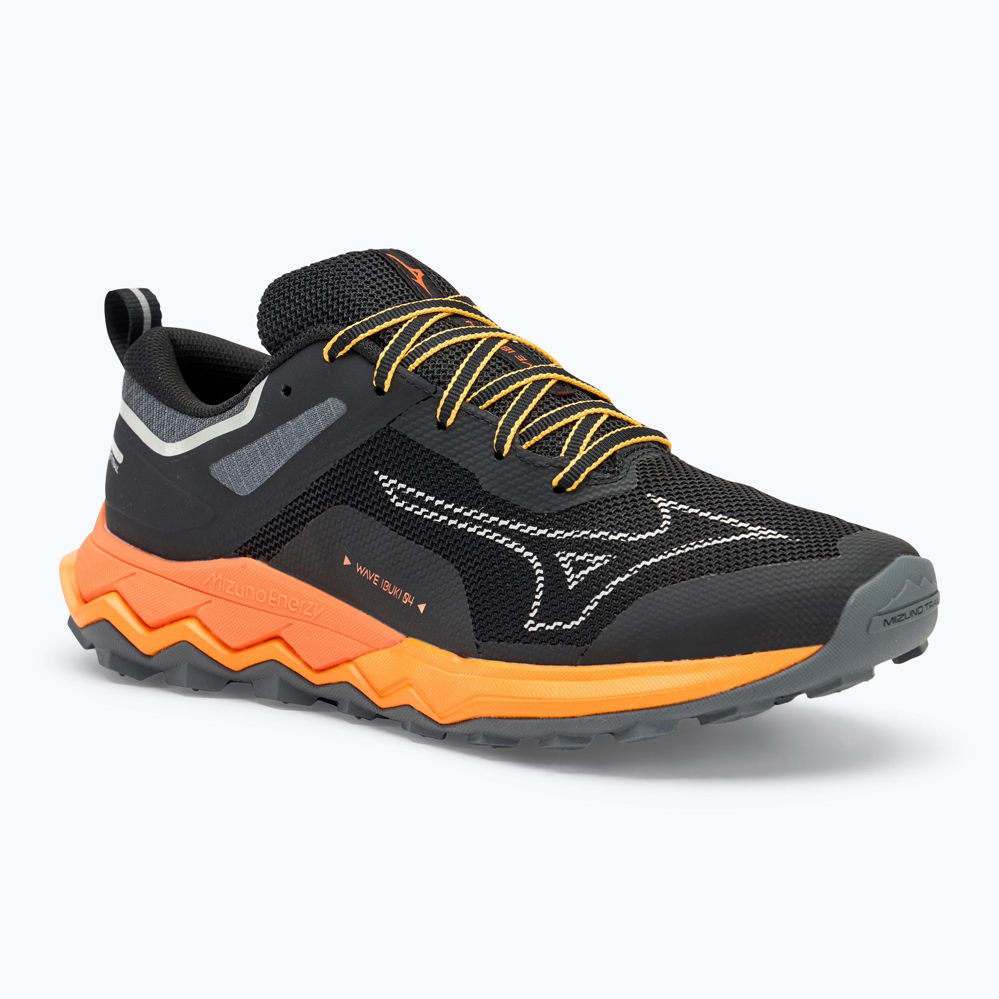 Buty do biegania męskie Mizuno Wave Ibuki 4 black/white/carrot curl 