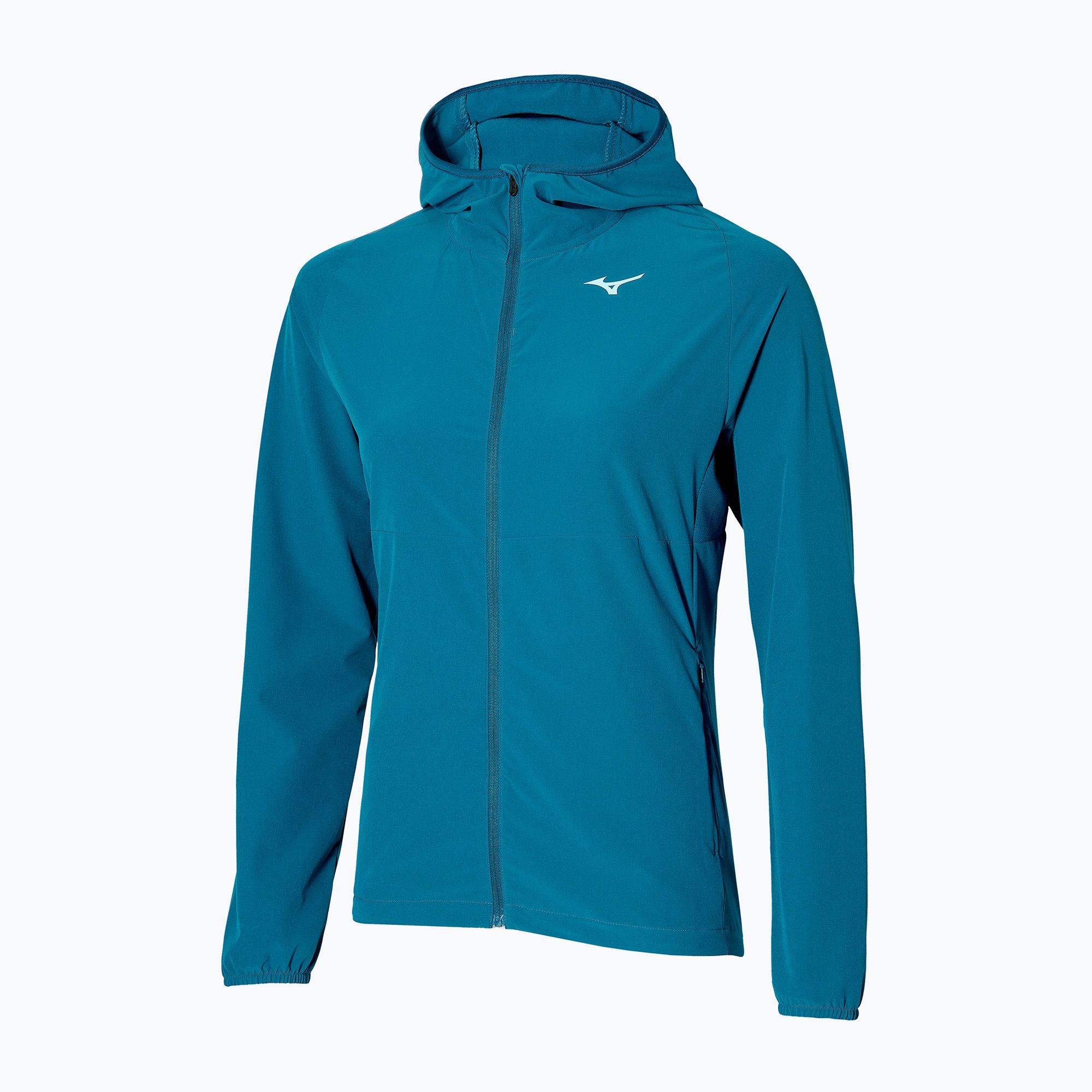 Kurtka do biegania damska Mizuno Alpha Jacket moroccan blue 
