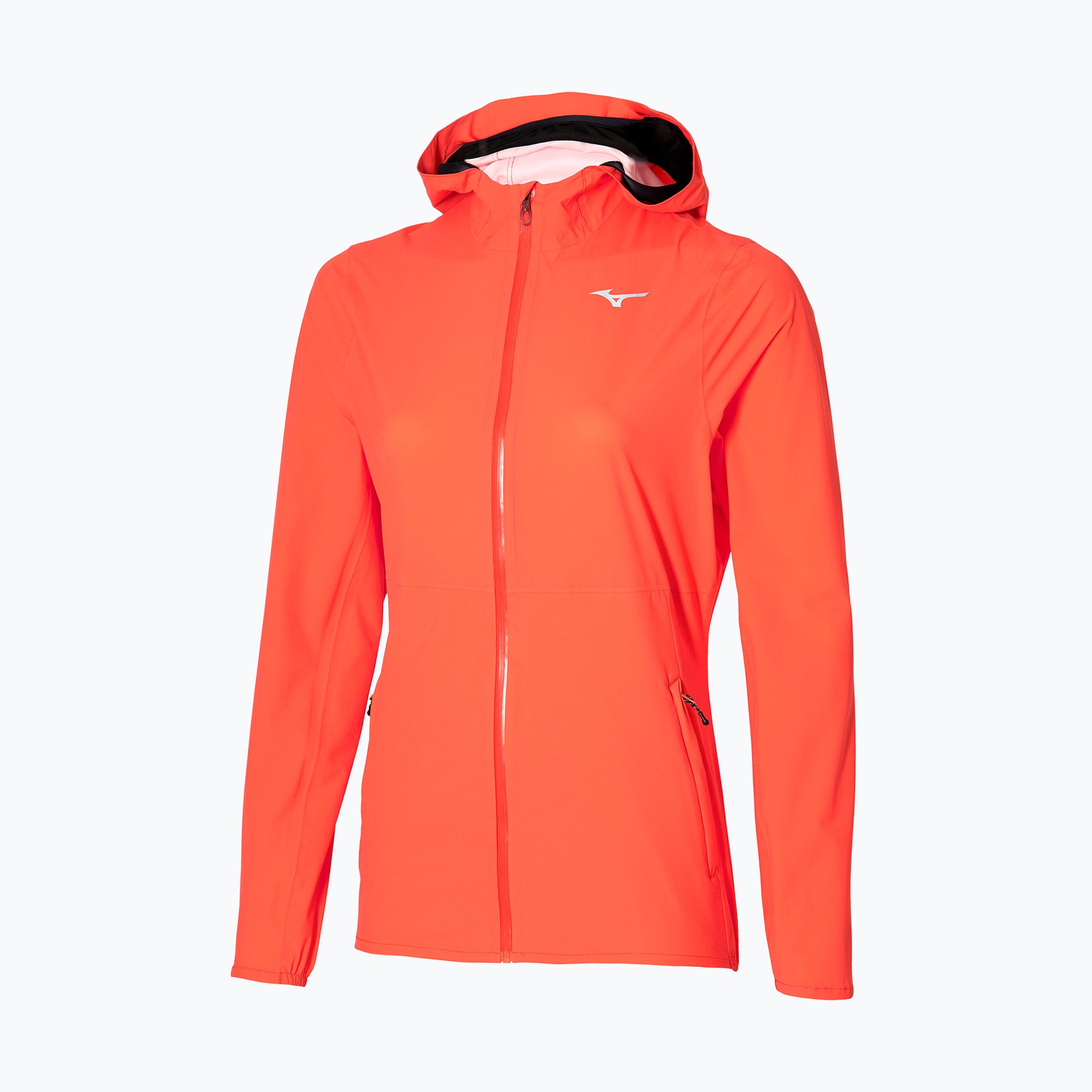 Kurtka do biegania damska Mizuno Waterproof 20K ER nasturtium 