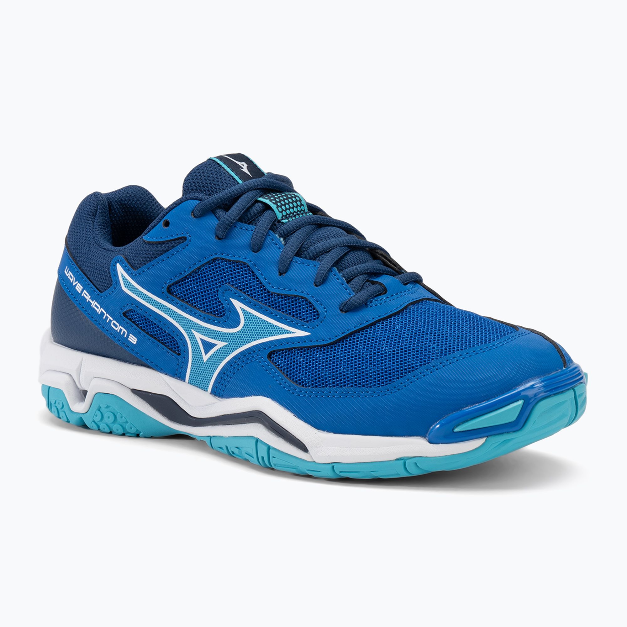Buty do piłki ręcznej Mizuno Wave Phantom 3 mugen blue/white/estate blue 