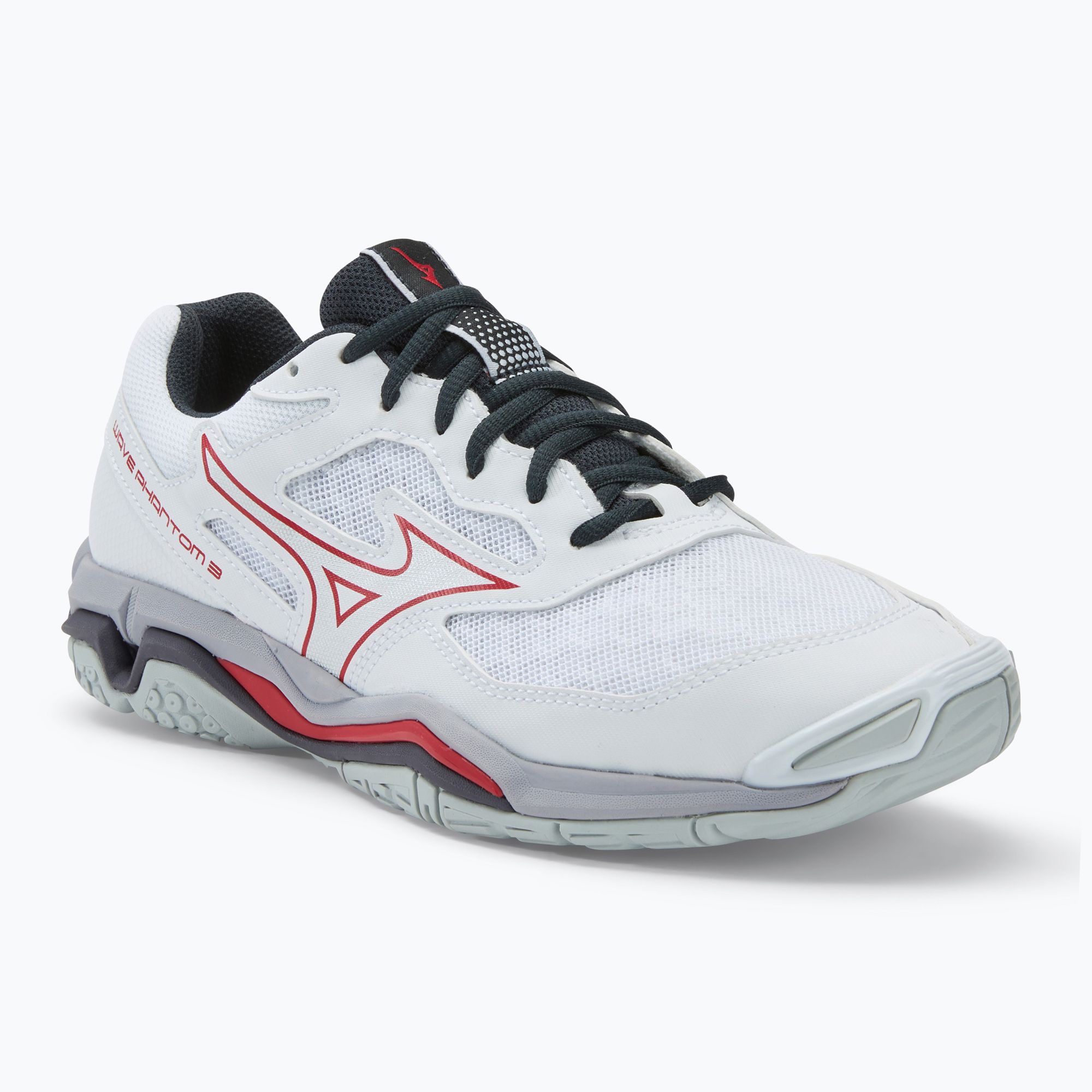 Buty do piłki ręcznej Mizuno Wave Phantom 3 white/salsa/black 