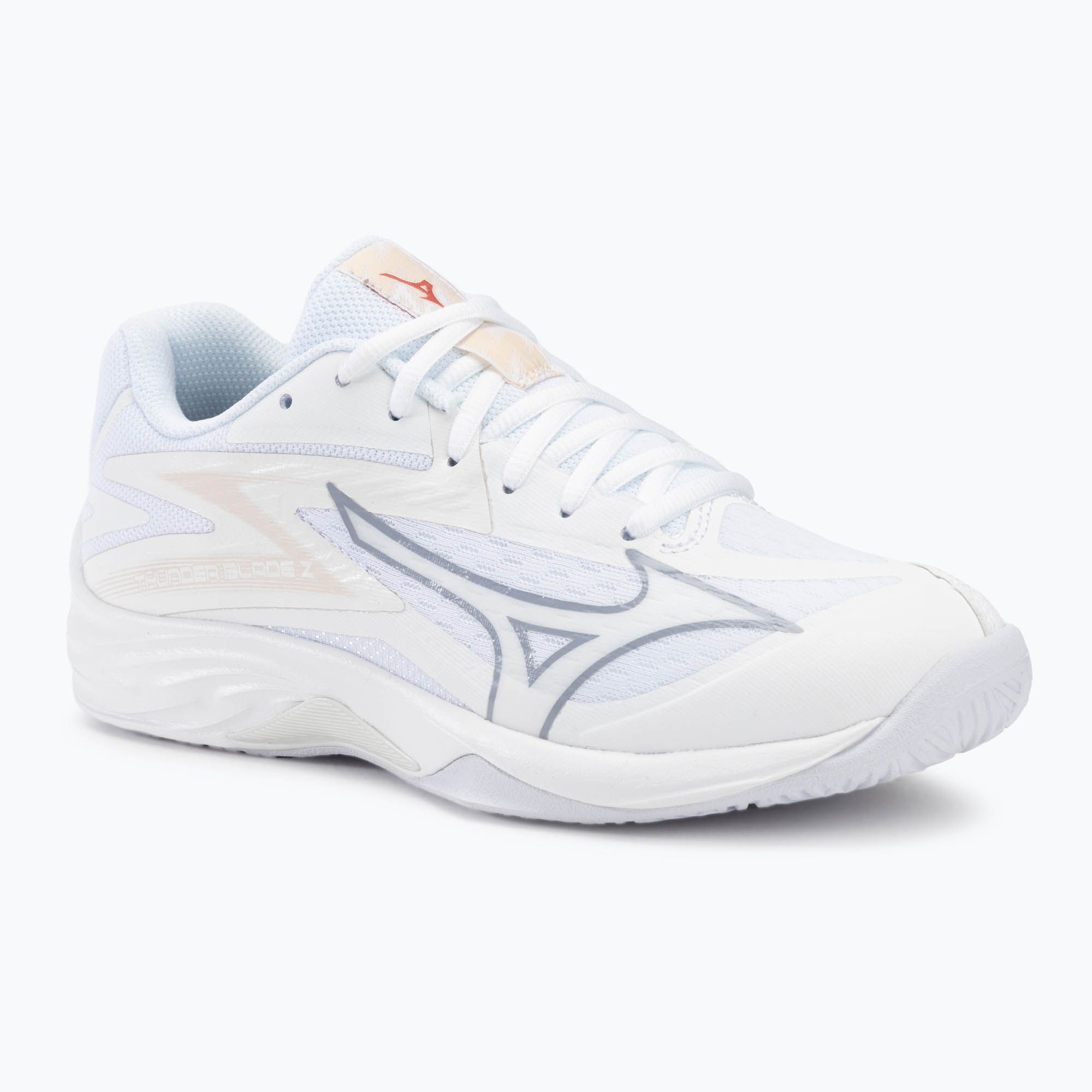 Buty do siatkówki damskie Mizuno Thunder Blade Z white/aleutian/cloud pink 