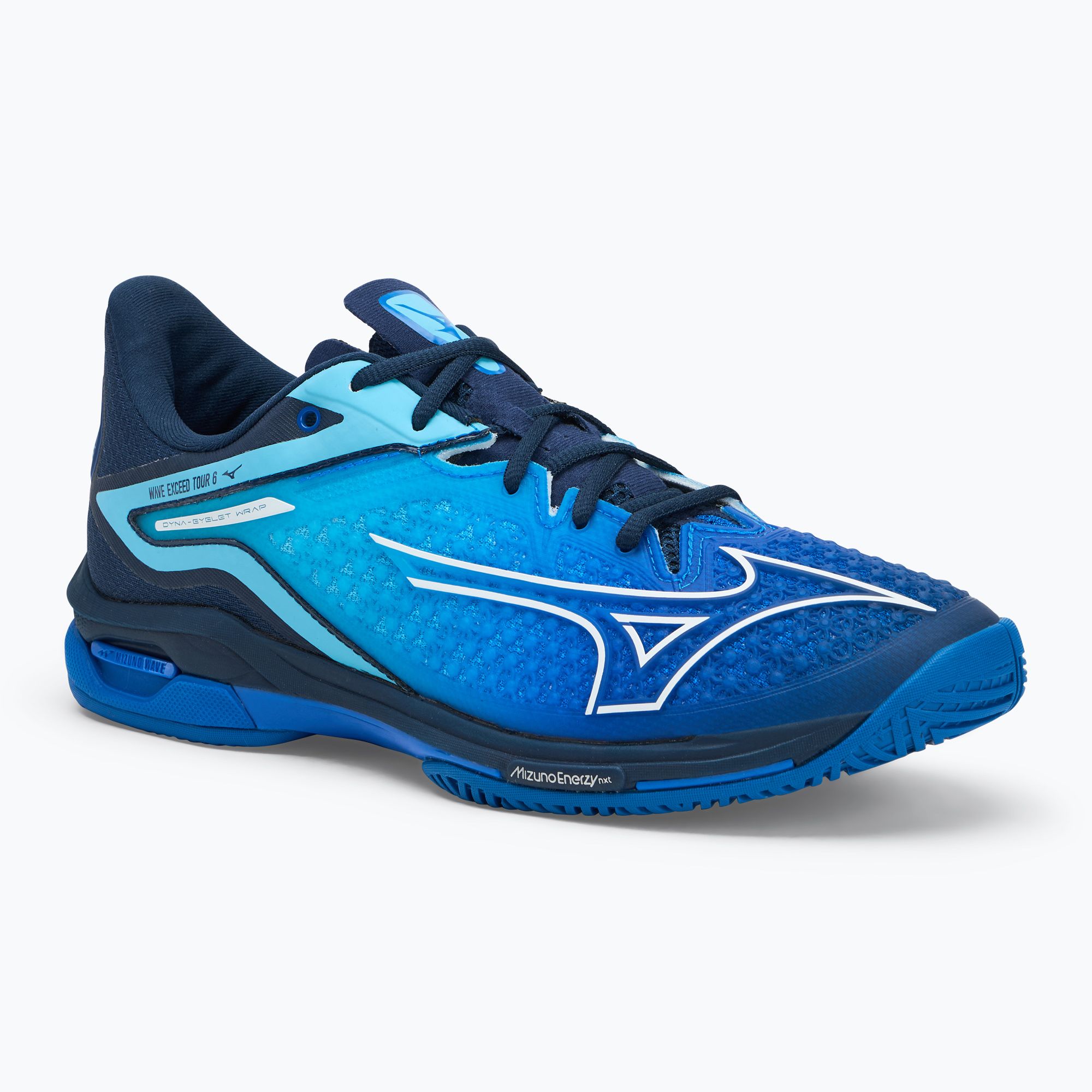 Buty do tenisa męskie Mizuno Wave Exceed Tour 6 AC mugen blue/white/dress blues 