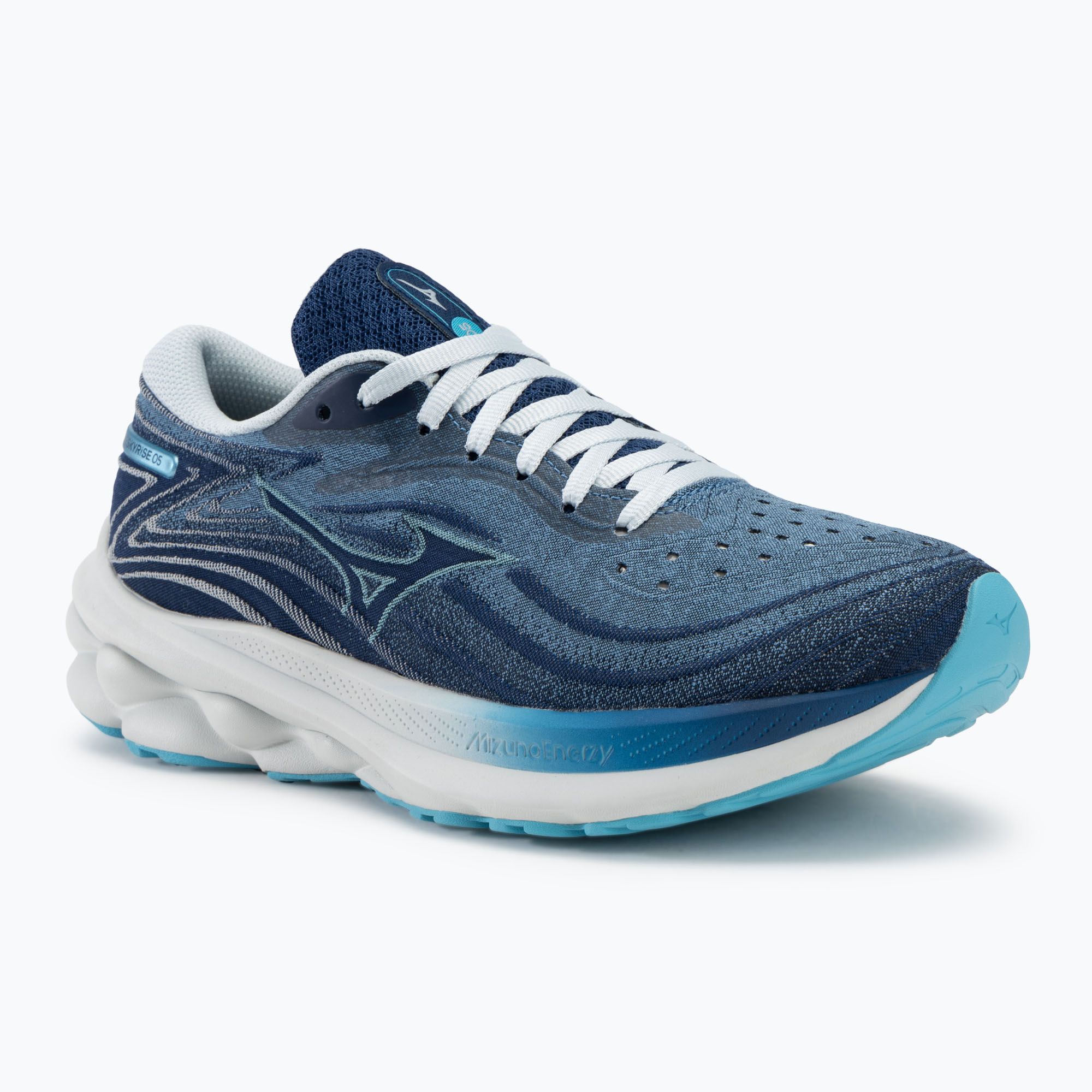 Buty do biegania damskie Mizuno Wave Skyrise 5 parisian blue/ river blue/ estate blue 
